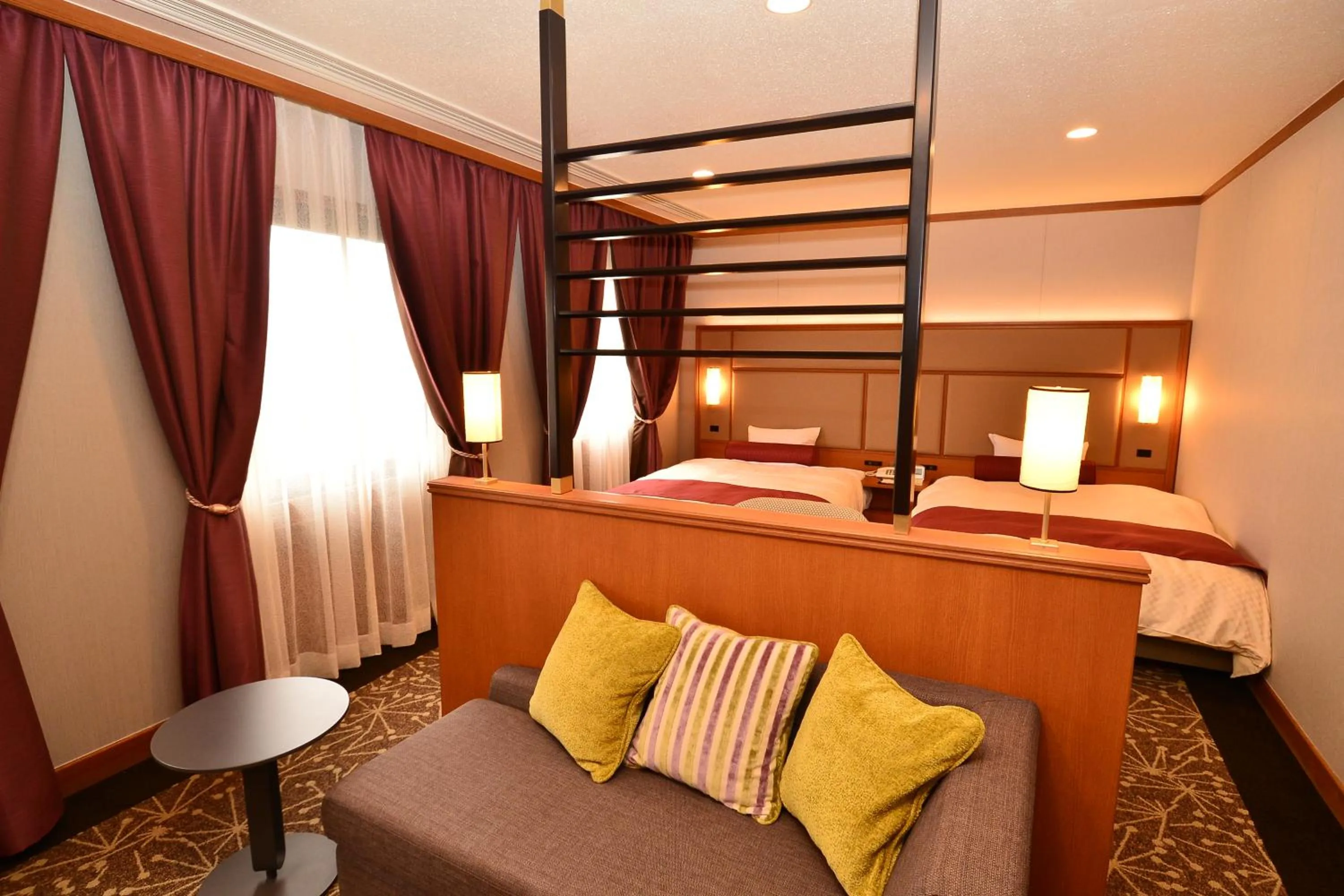 Bed in Hotel Sunroute Sano