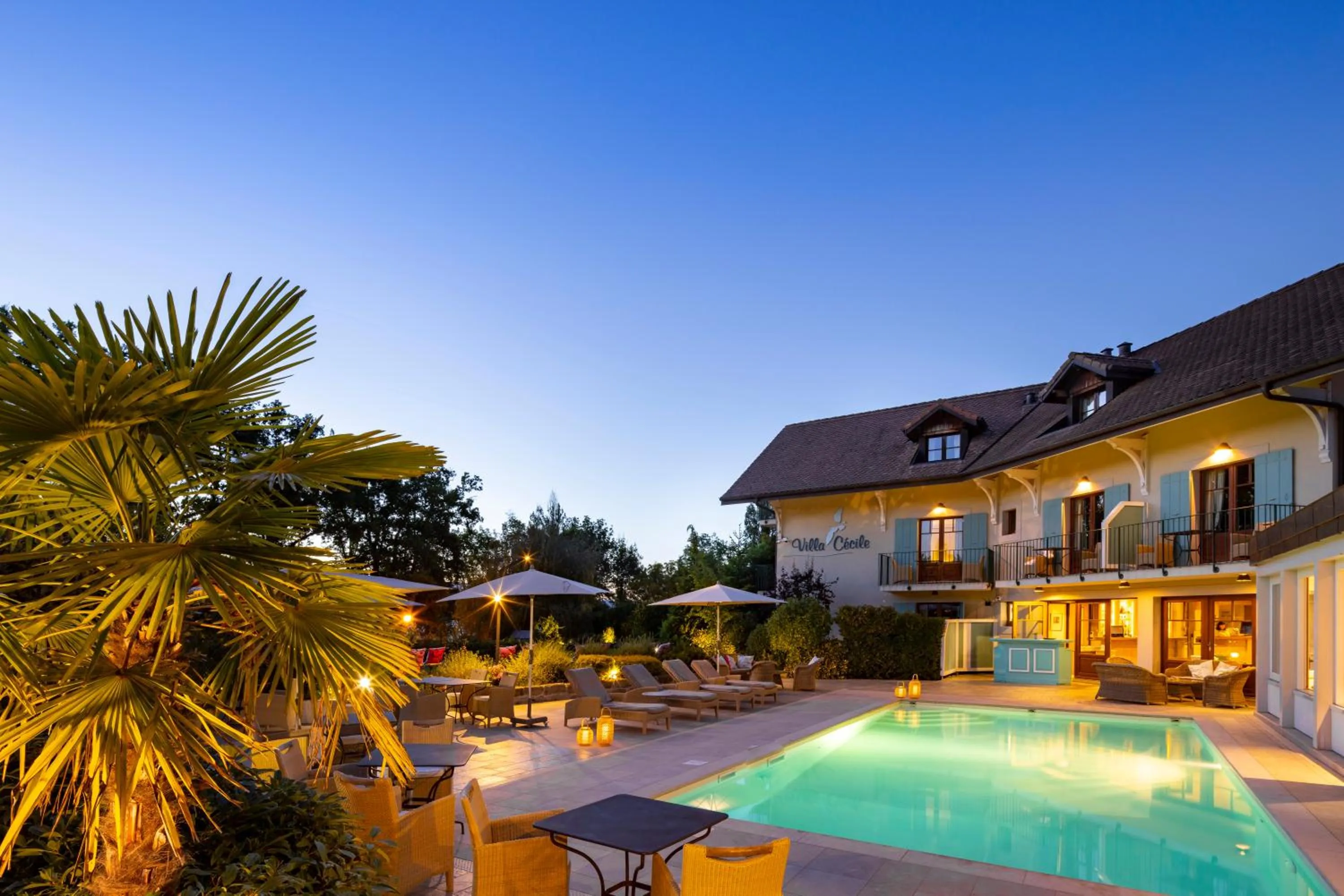 Swimming pool in Villa Cécile