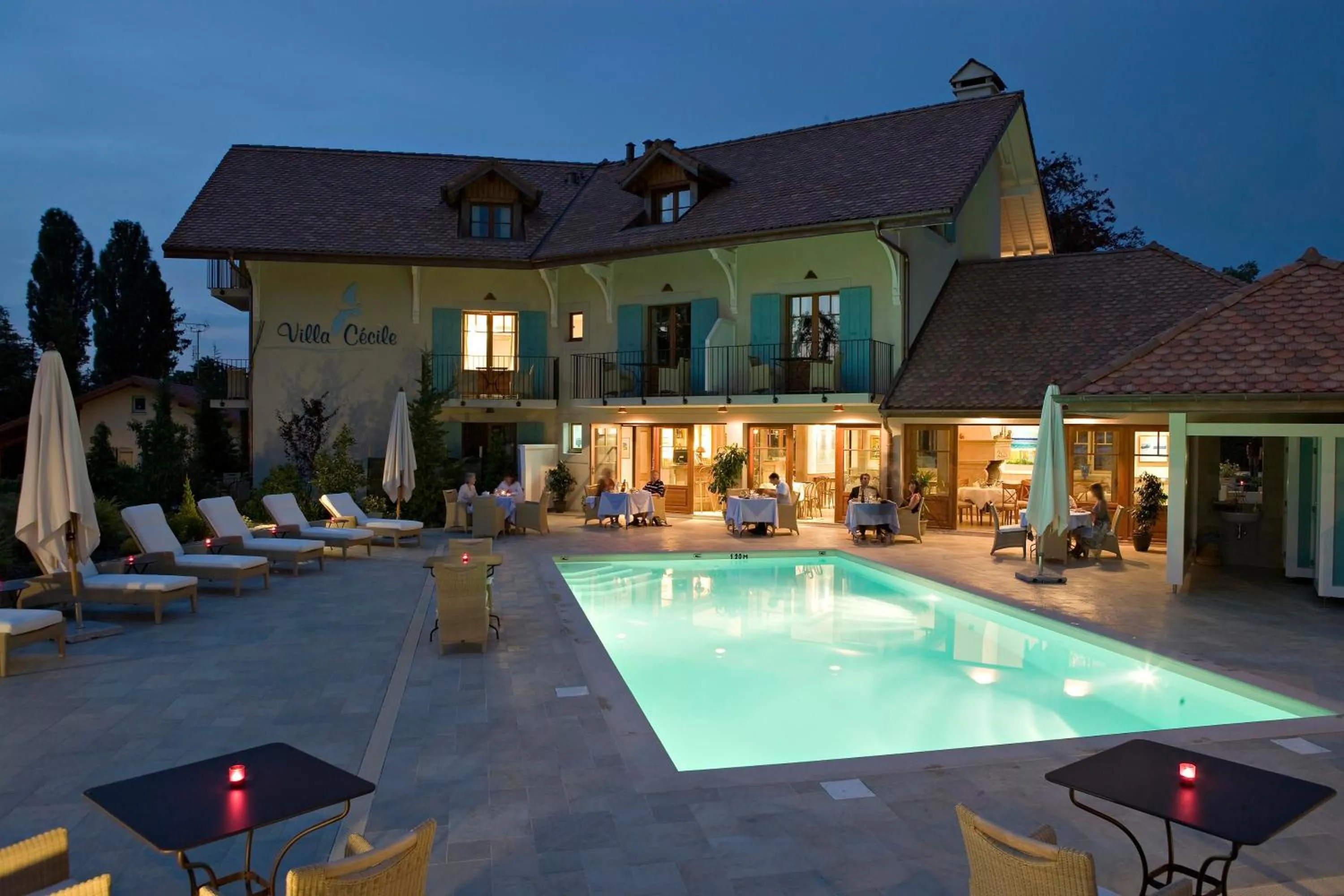 Night in Villa Cécile