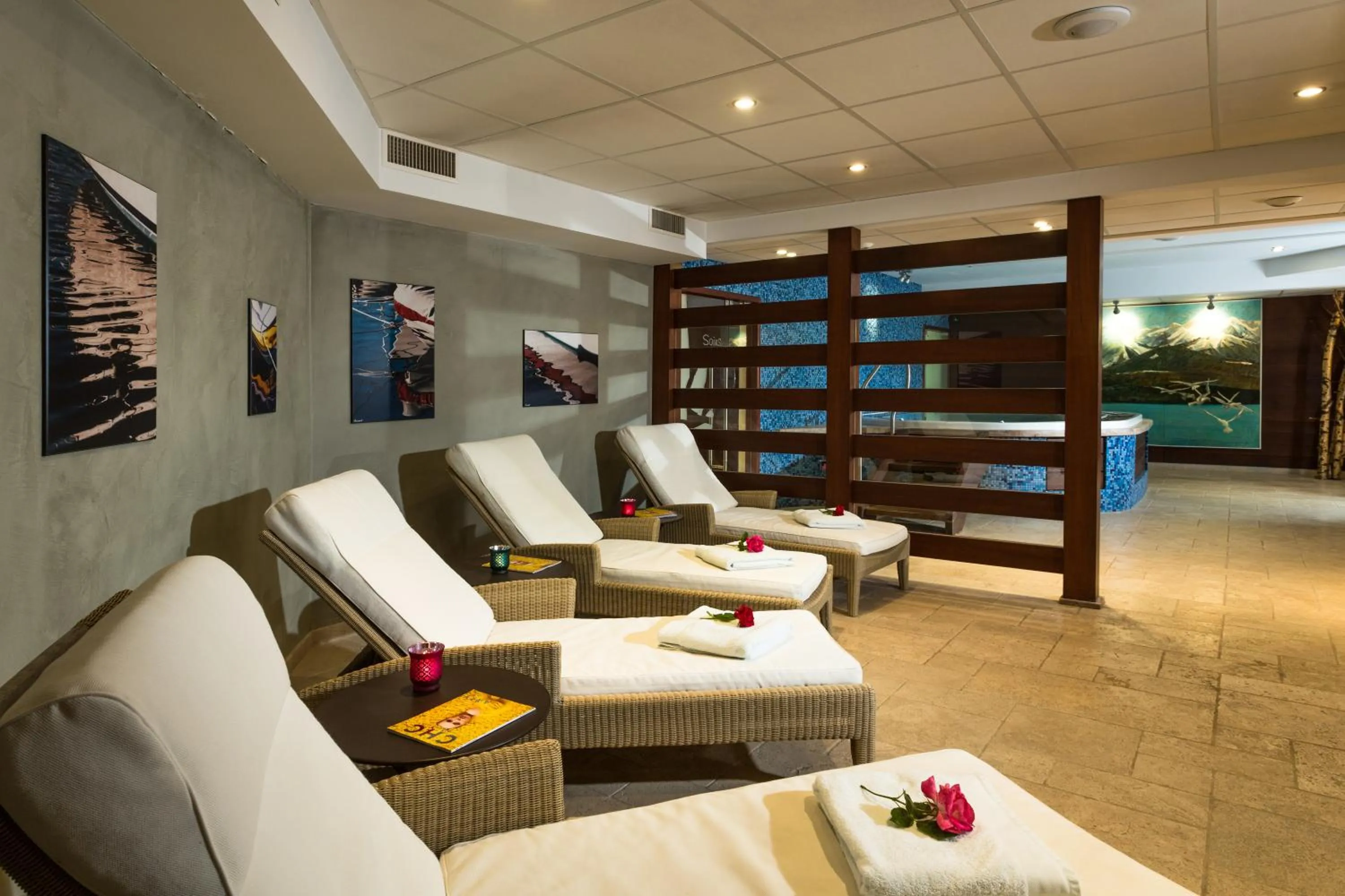 Sauna in Villa Cécile