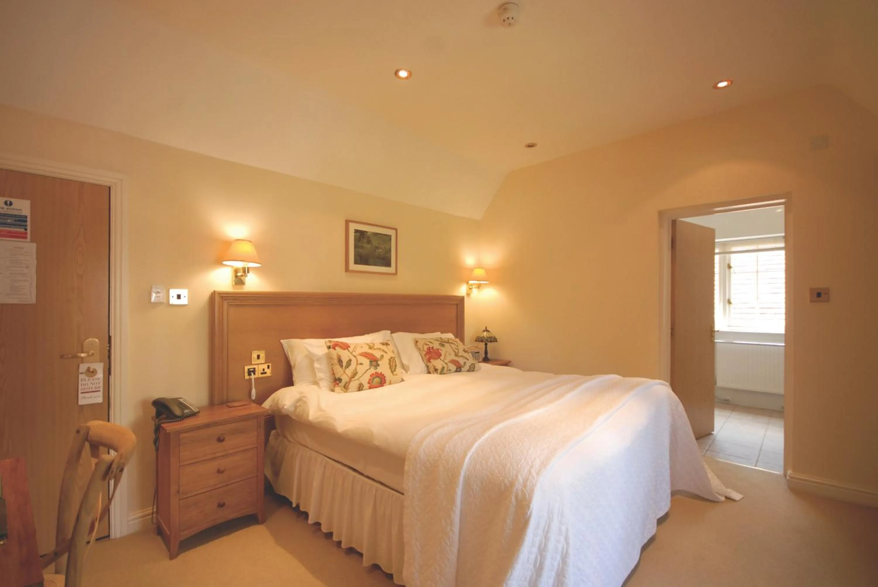 Bed in Losehill House Hotel & Spa