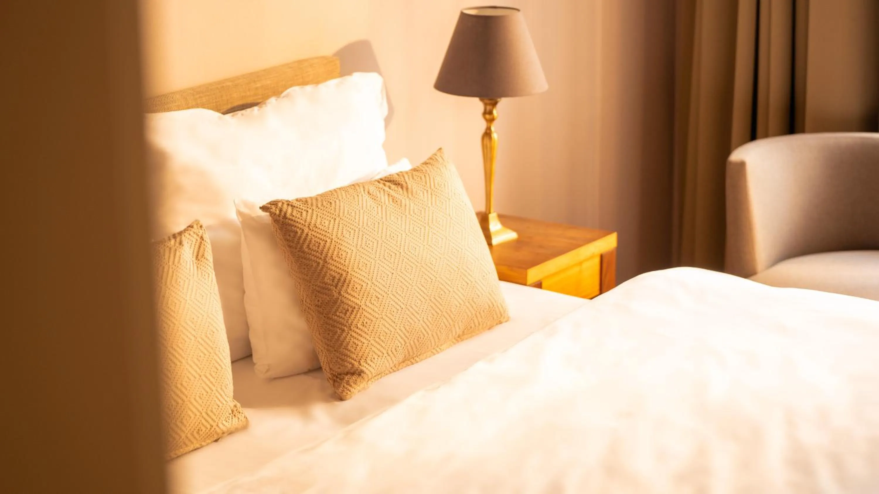 Bed in Hotel Golden Key Prague Castle