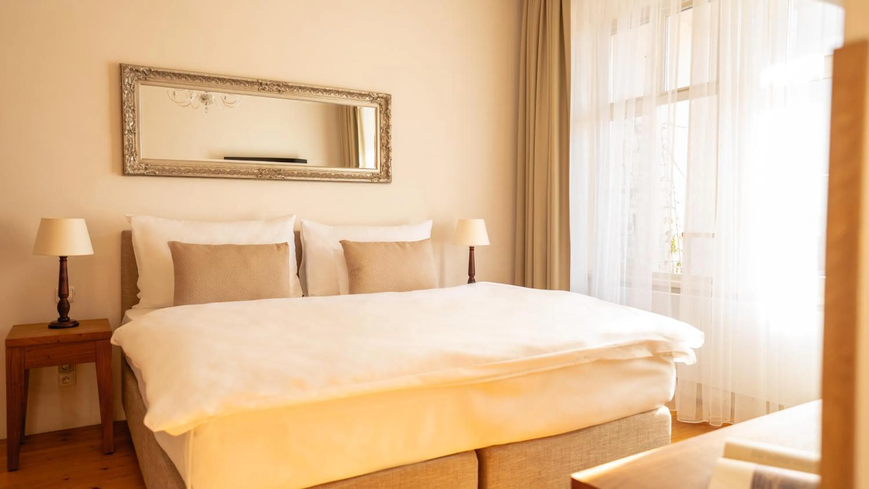 Bed in Hotel Golden Key Prague Castle