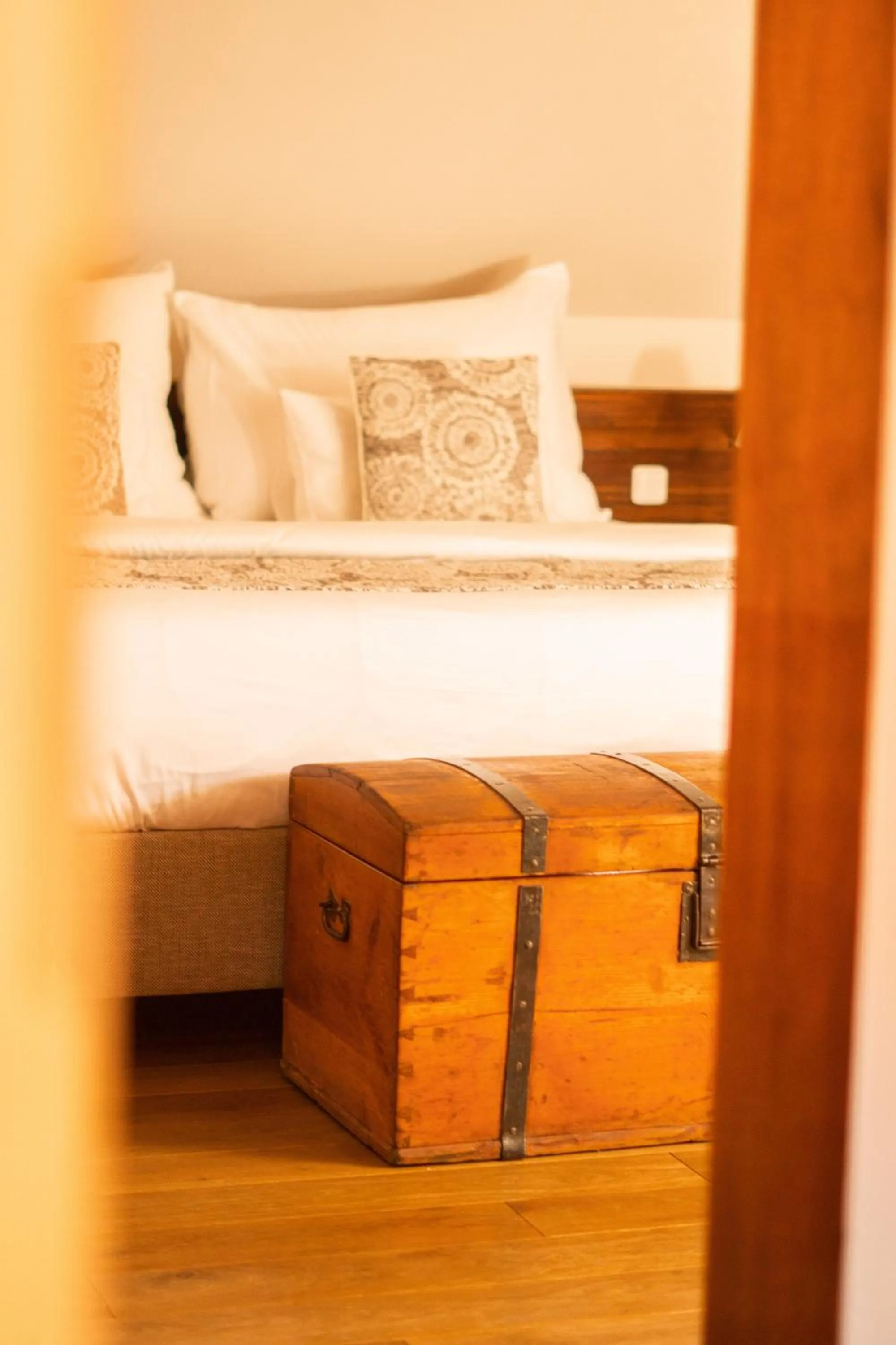 Bed in Hotel Golden Key Prague Castle