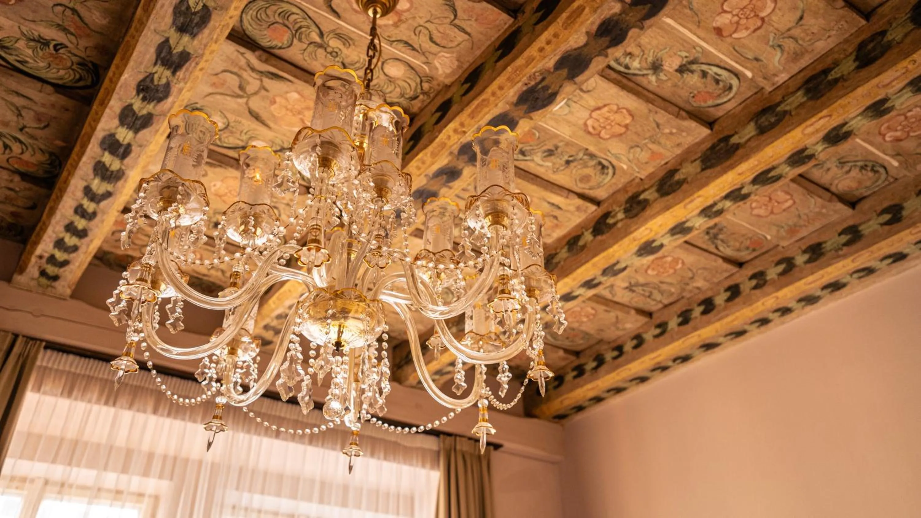 Decorative detail in Hotel Golden Key Prague Castle