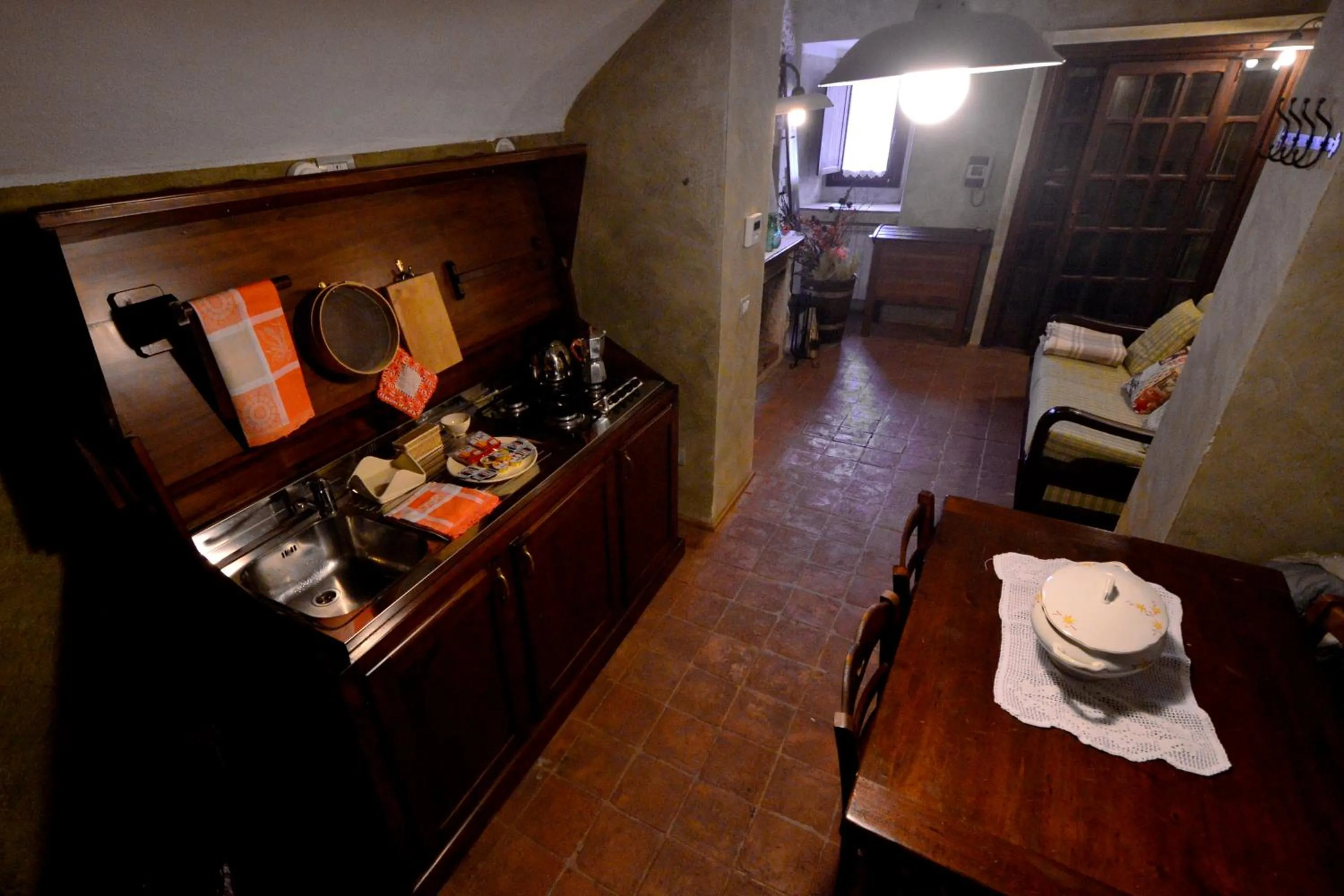 Kitchen or kitchenette in Robur Marsorum Albergo Diffuso