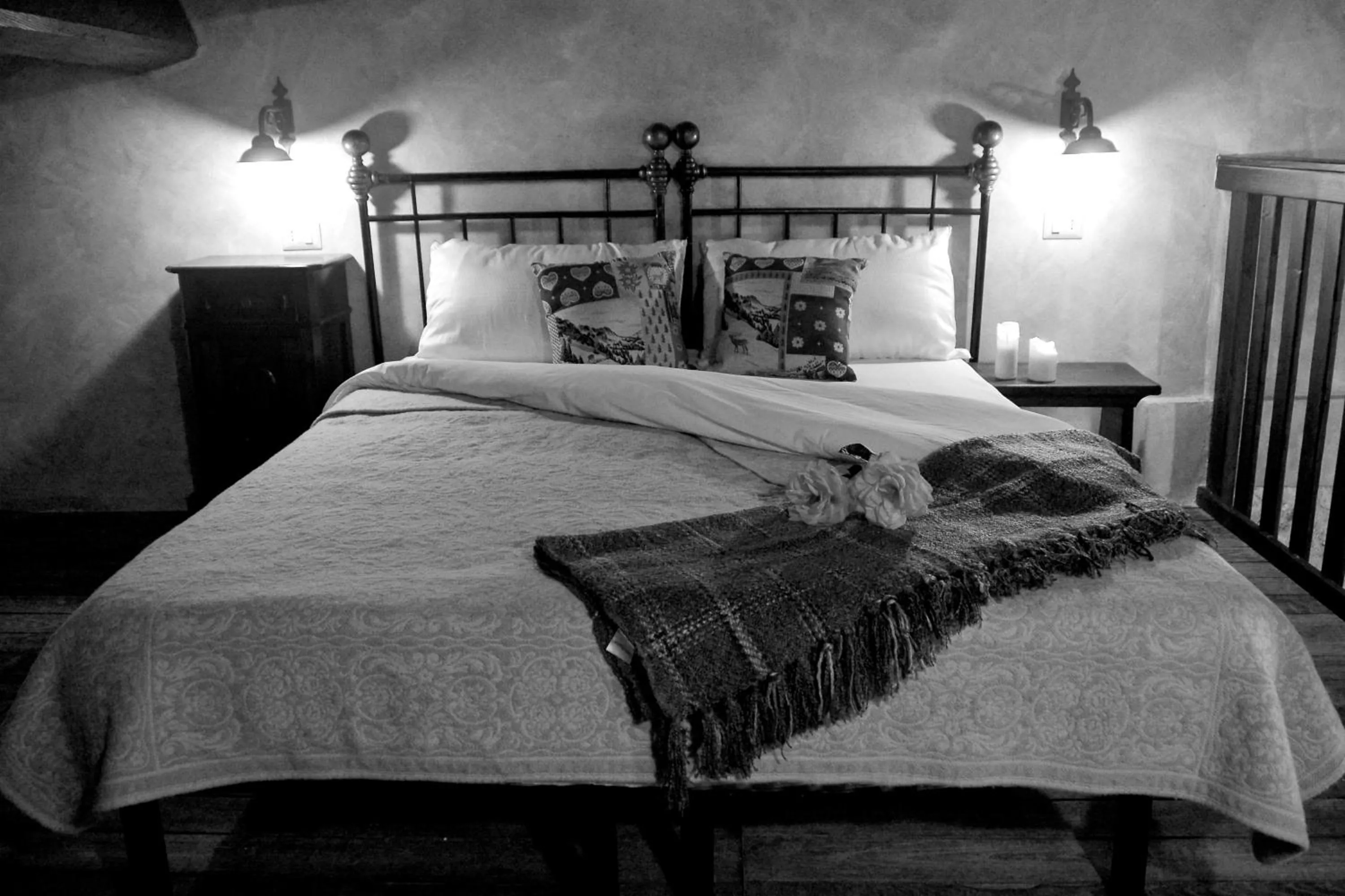 Bed in Robur Marsorum Albergo Diffuso