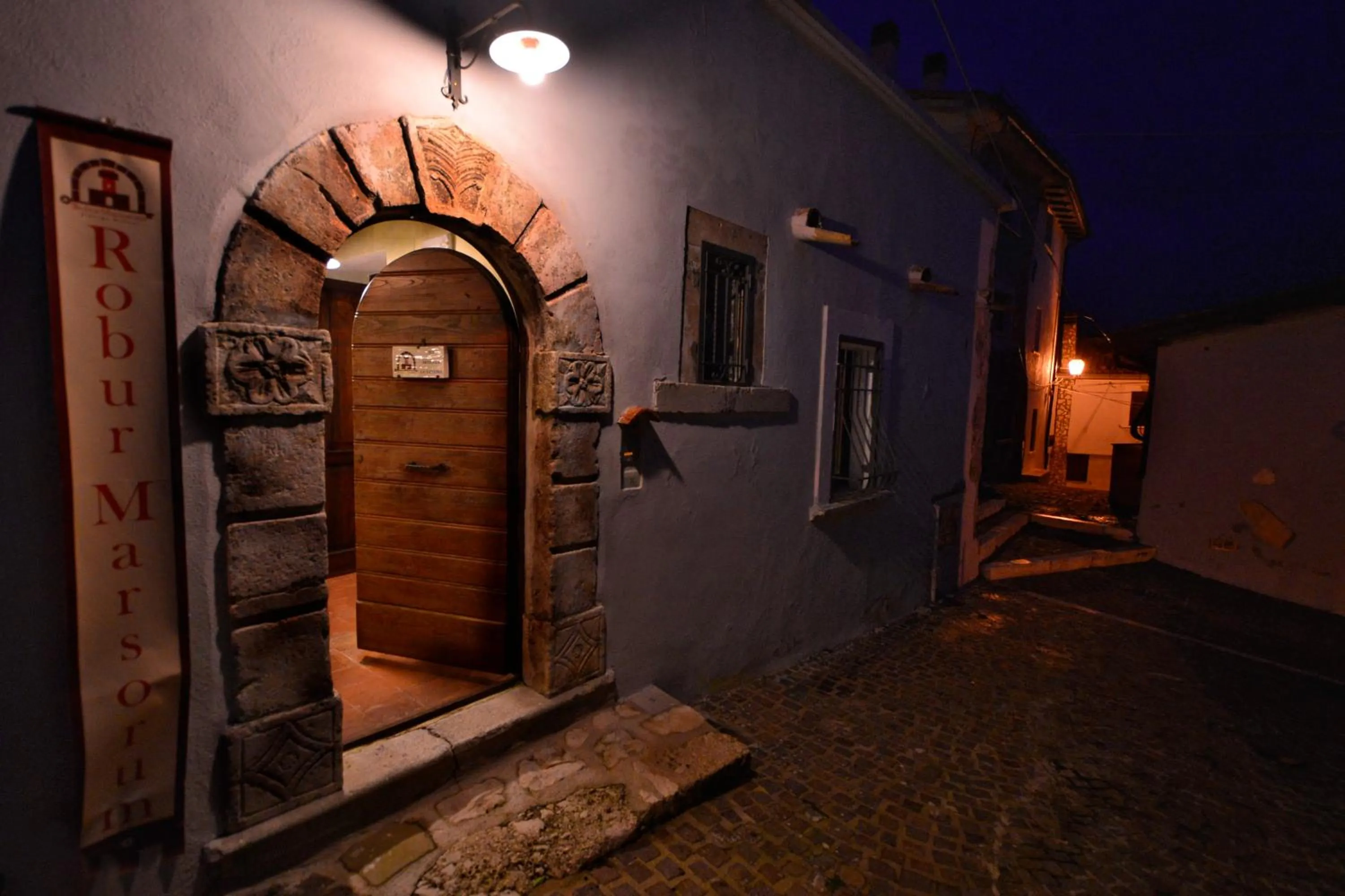Facade/entrance in Robur Marsorum Albergo Diffuso