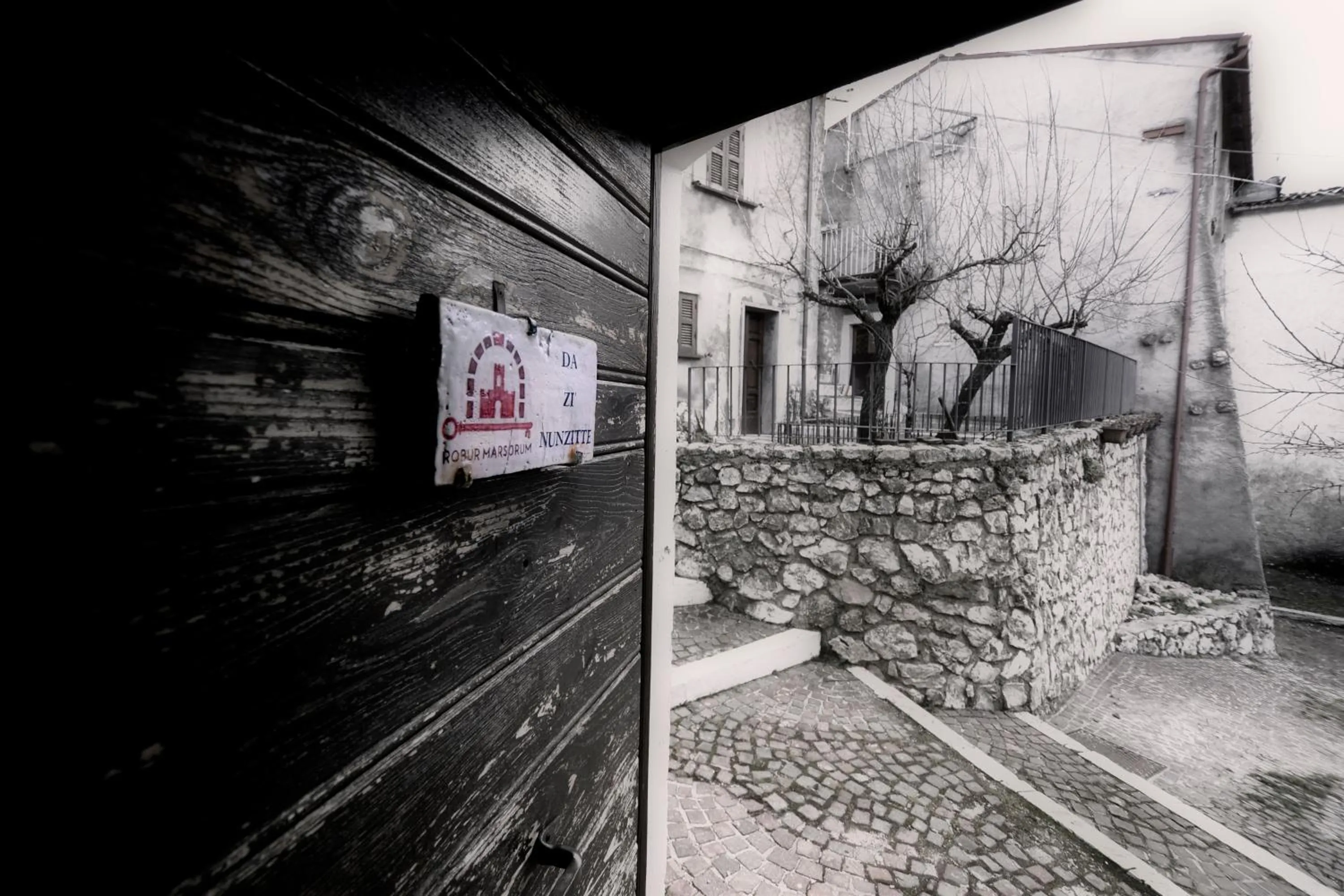 Facade/entrance in Robur Marsorum Albergo Diffuso