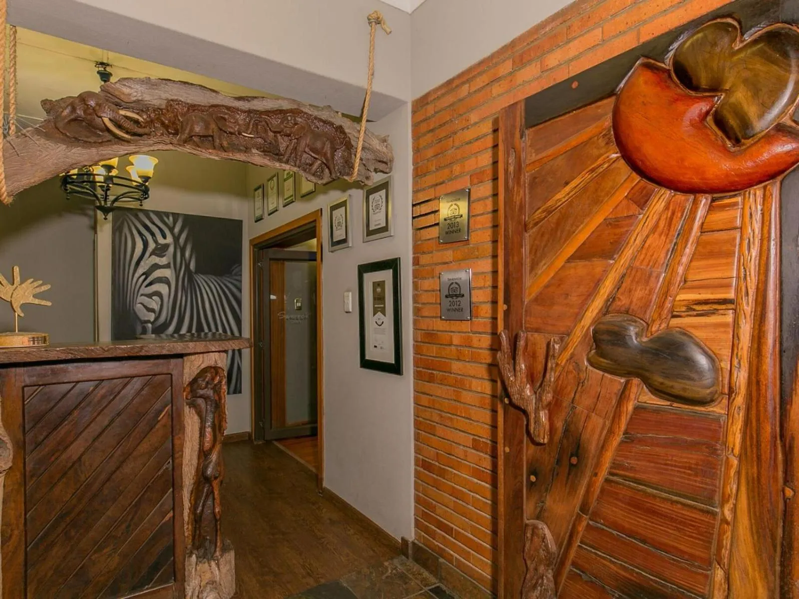 Lobby or reception in Sunrock Guesthouse