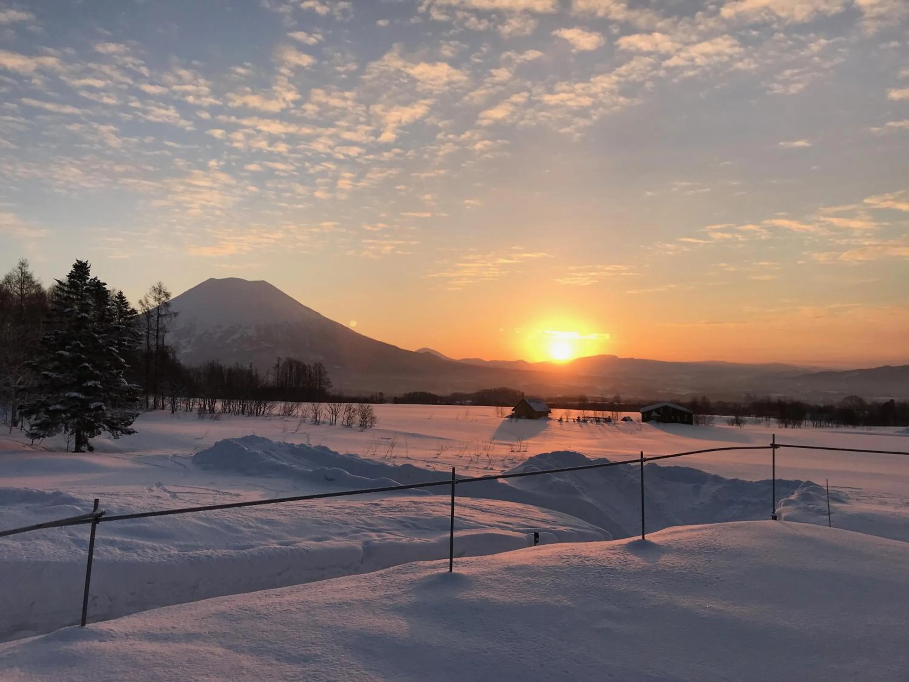 Natural landscape in Niseko Guesthouse Nalu.