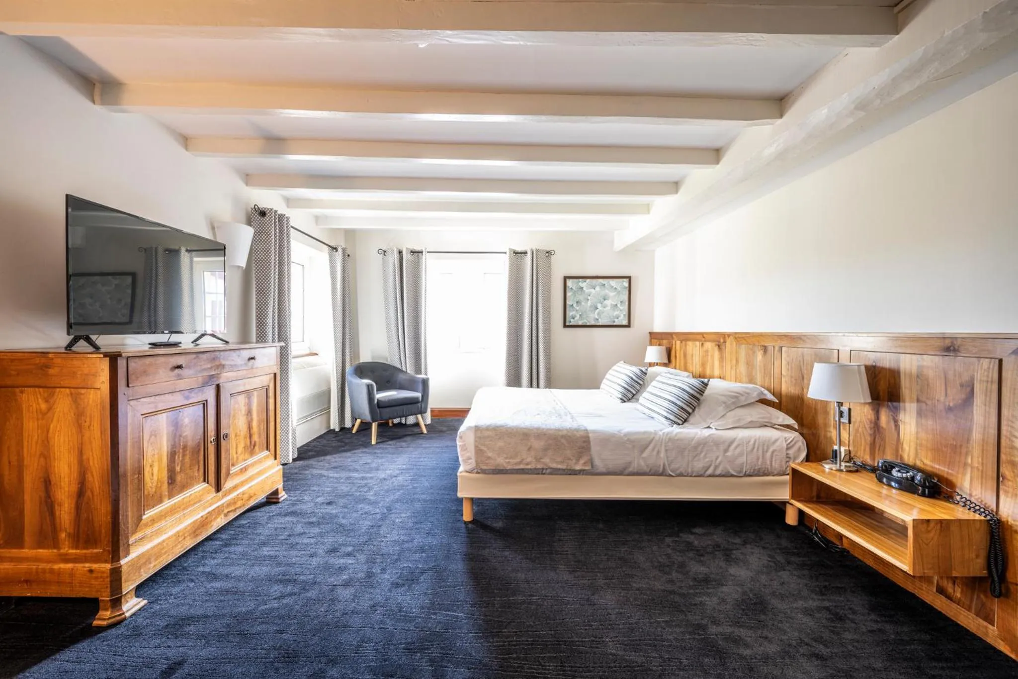 Bed in Hôtel Ithurria - Teritoria