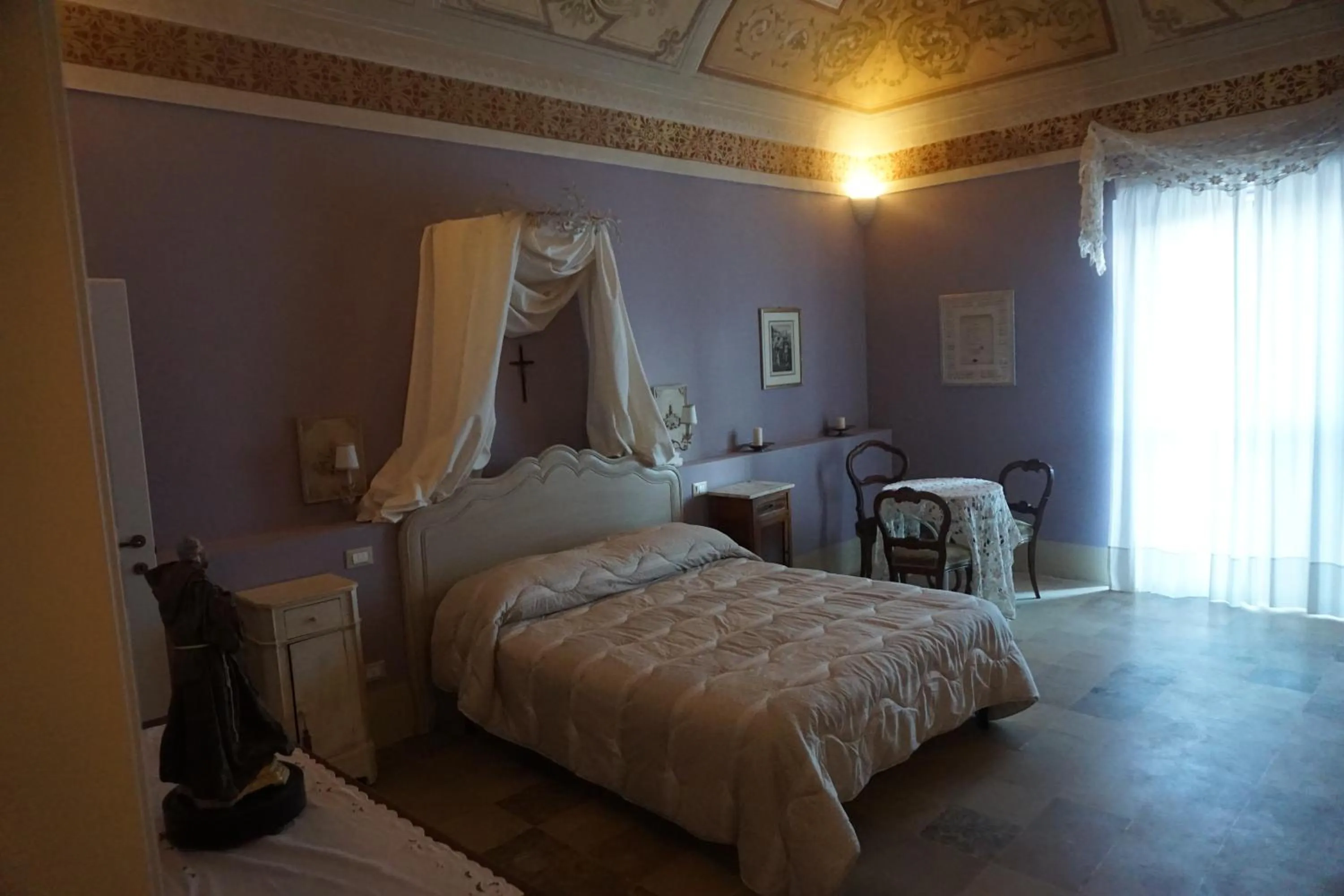 Bed in Palazzo De Fabritiis