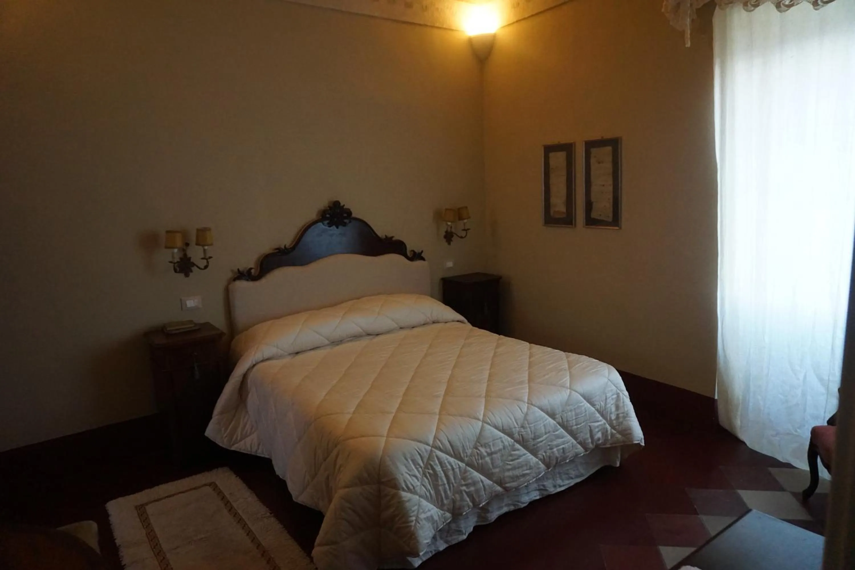 Bed in Palazzo De Fabritiis