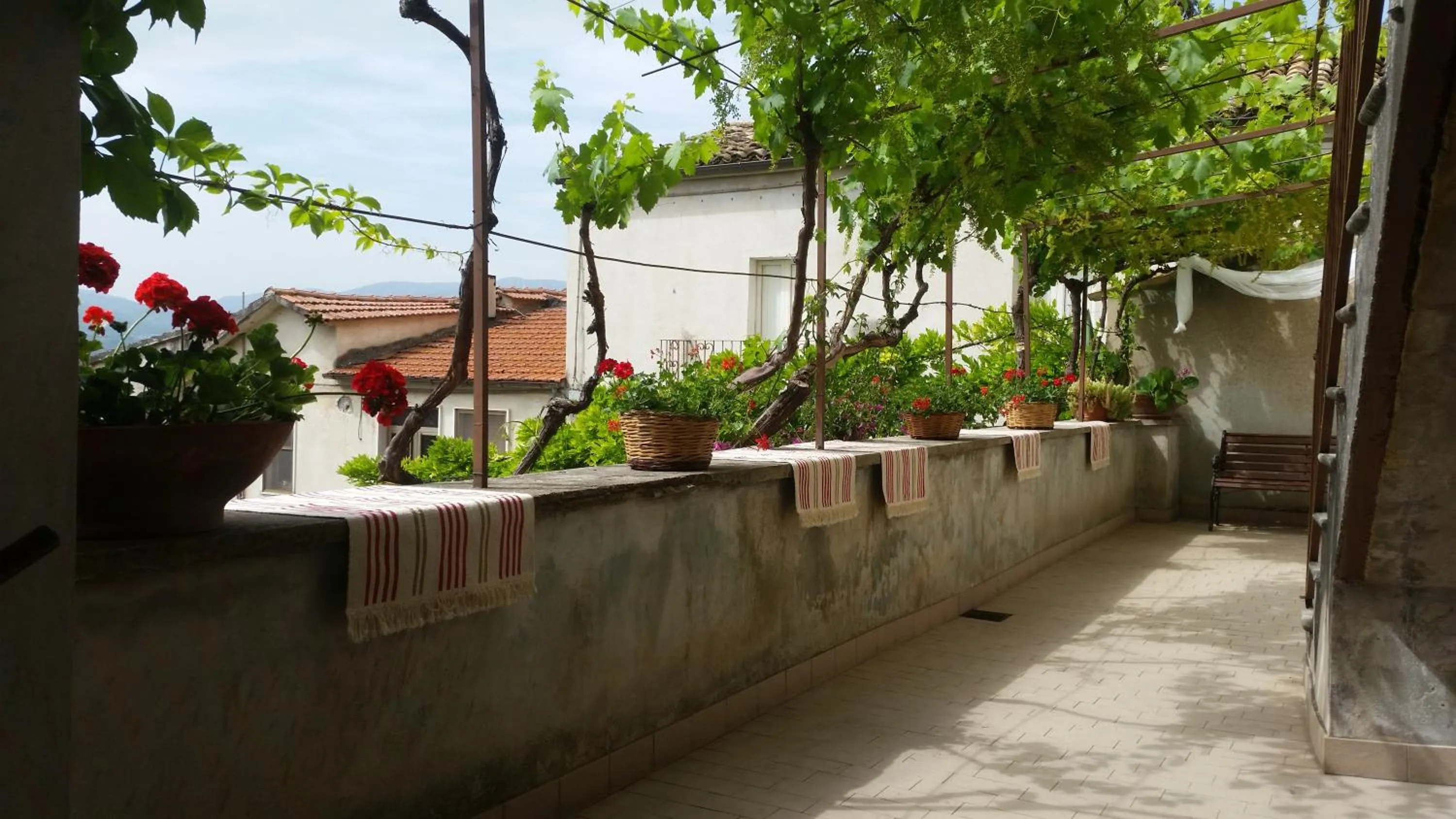 Balcony/Terrace in Palazzo De Fabritiis