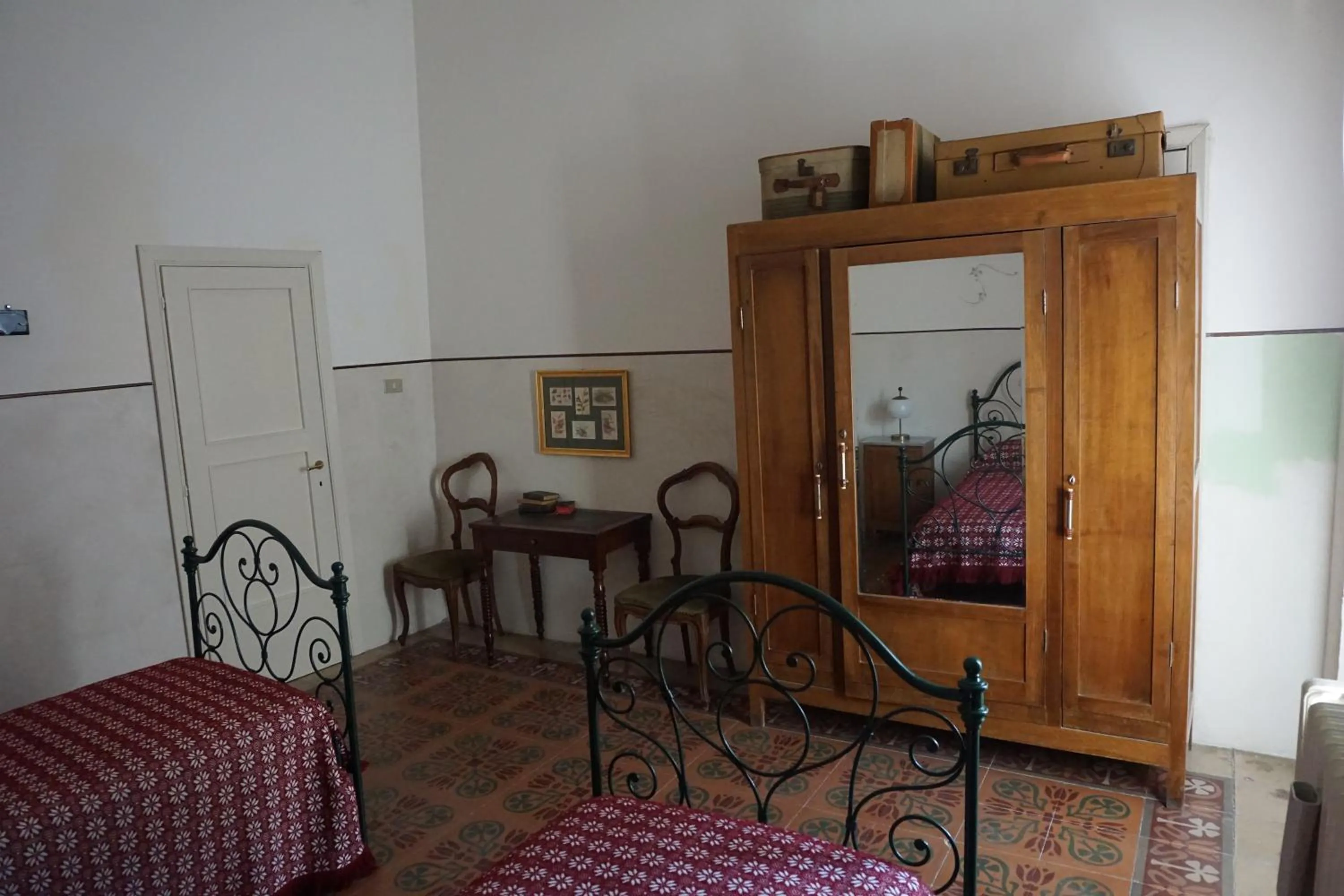 Bed in Palazzo De Fabritiis