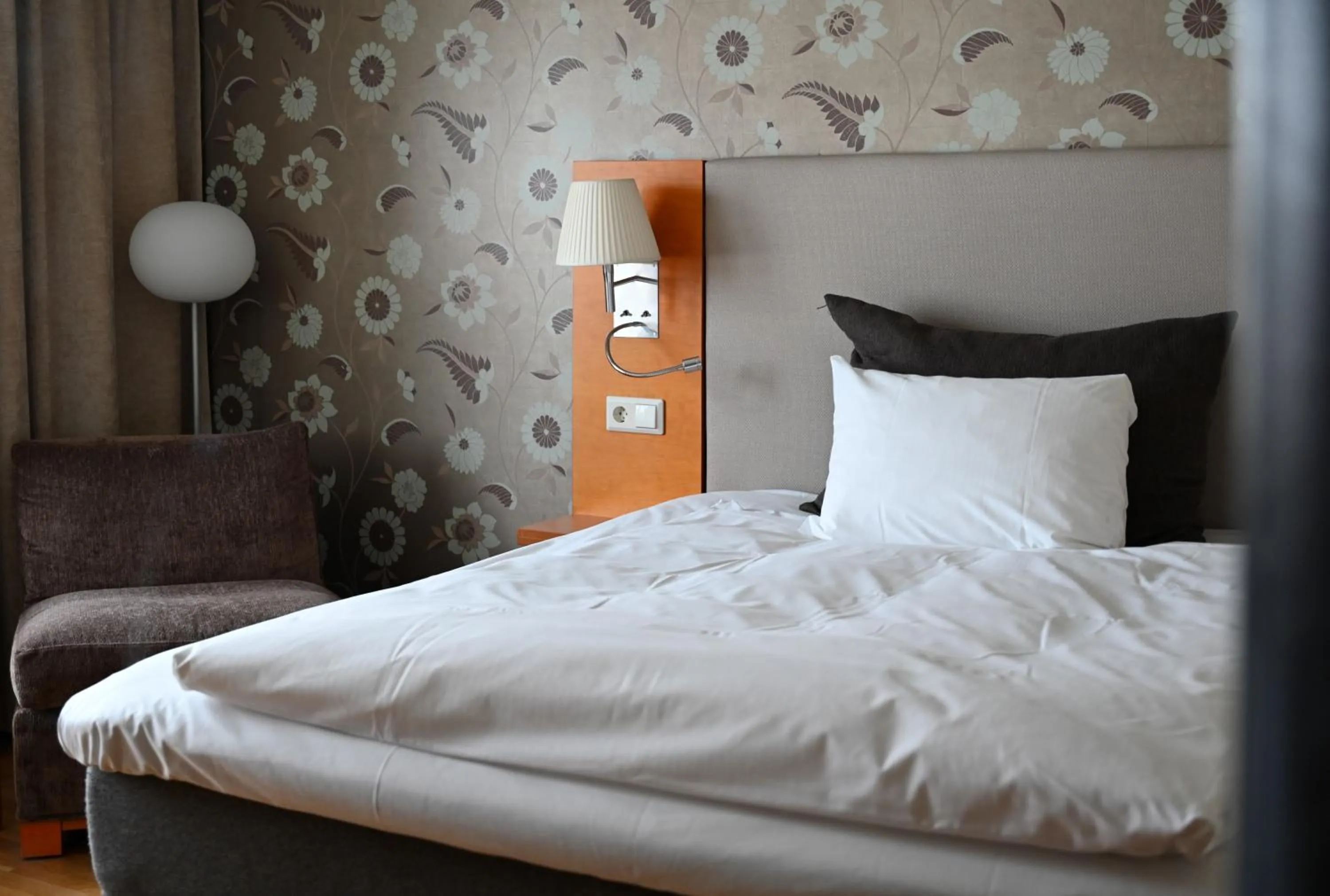 Bed in Clarion Hotel Oslo Airport