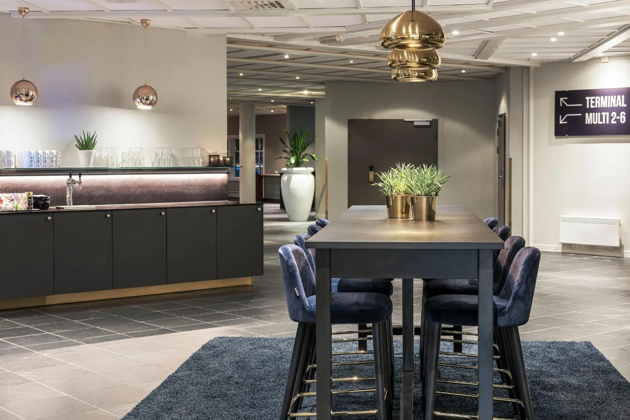 Lobby or reception in Clarion Hotel Oslo Airport