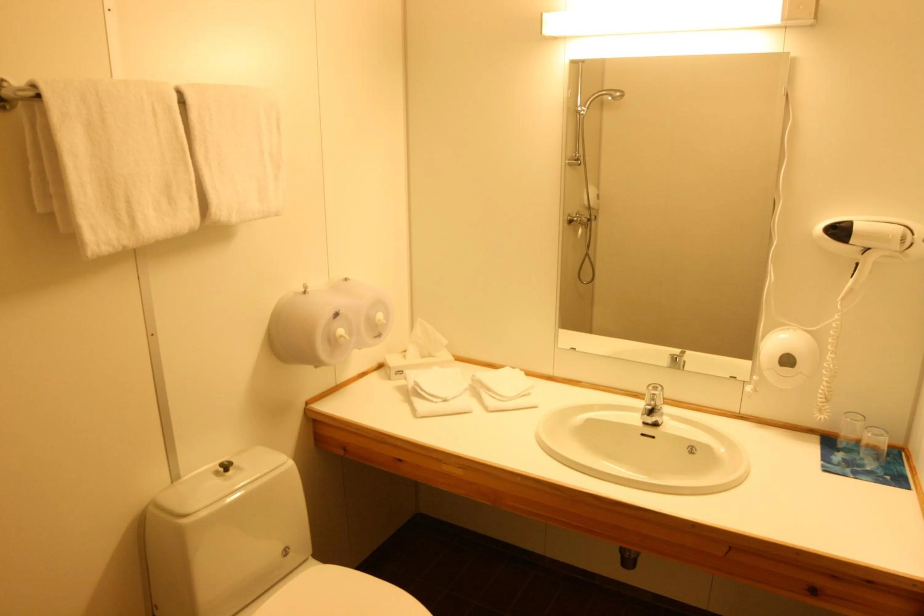 Bathroom in Overhalla Hotel