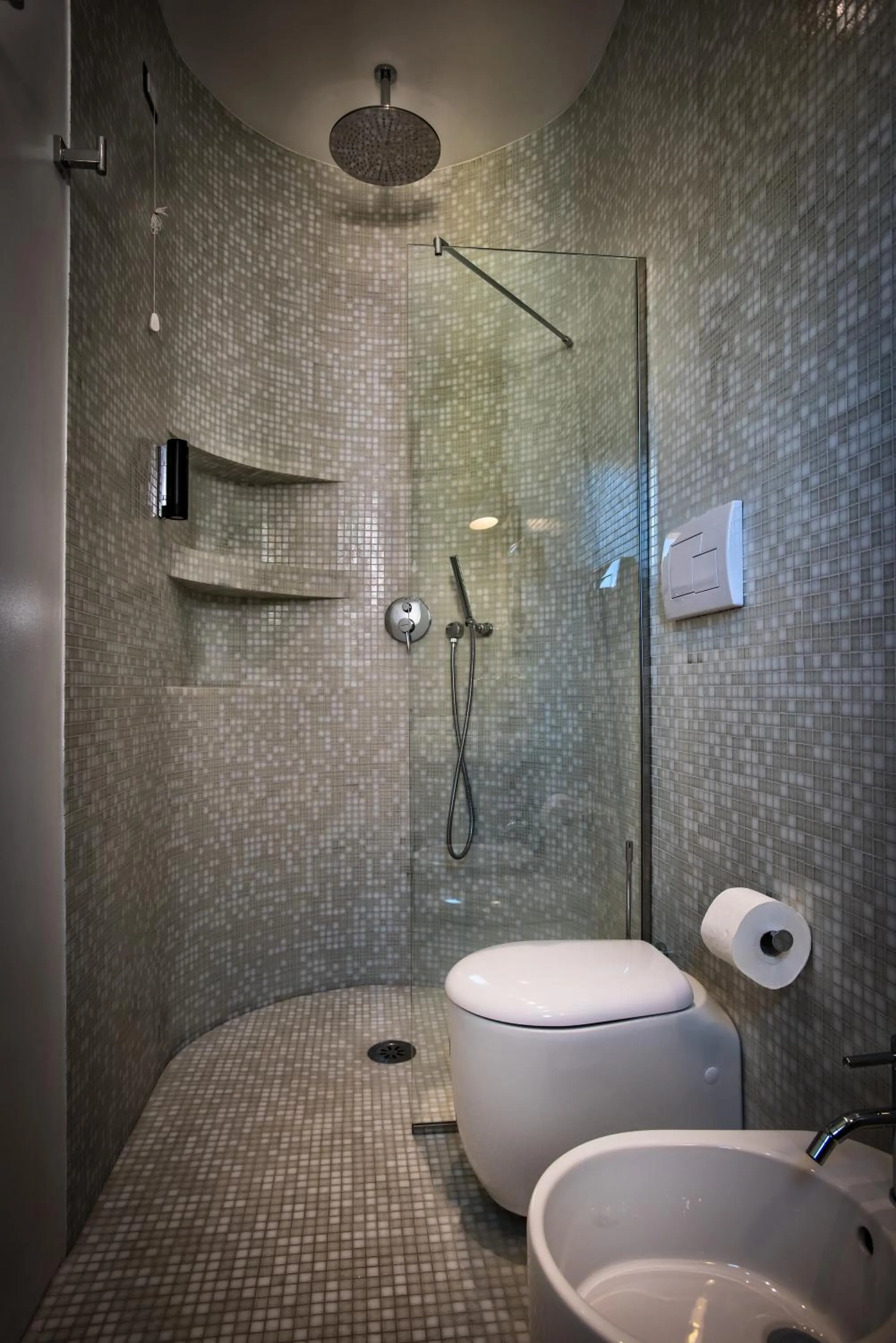 Shower in Teku Sardinia Boutique Hotel
