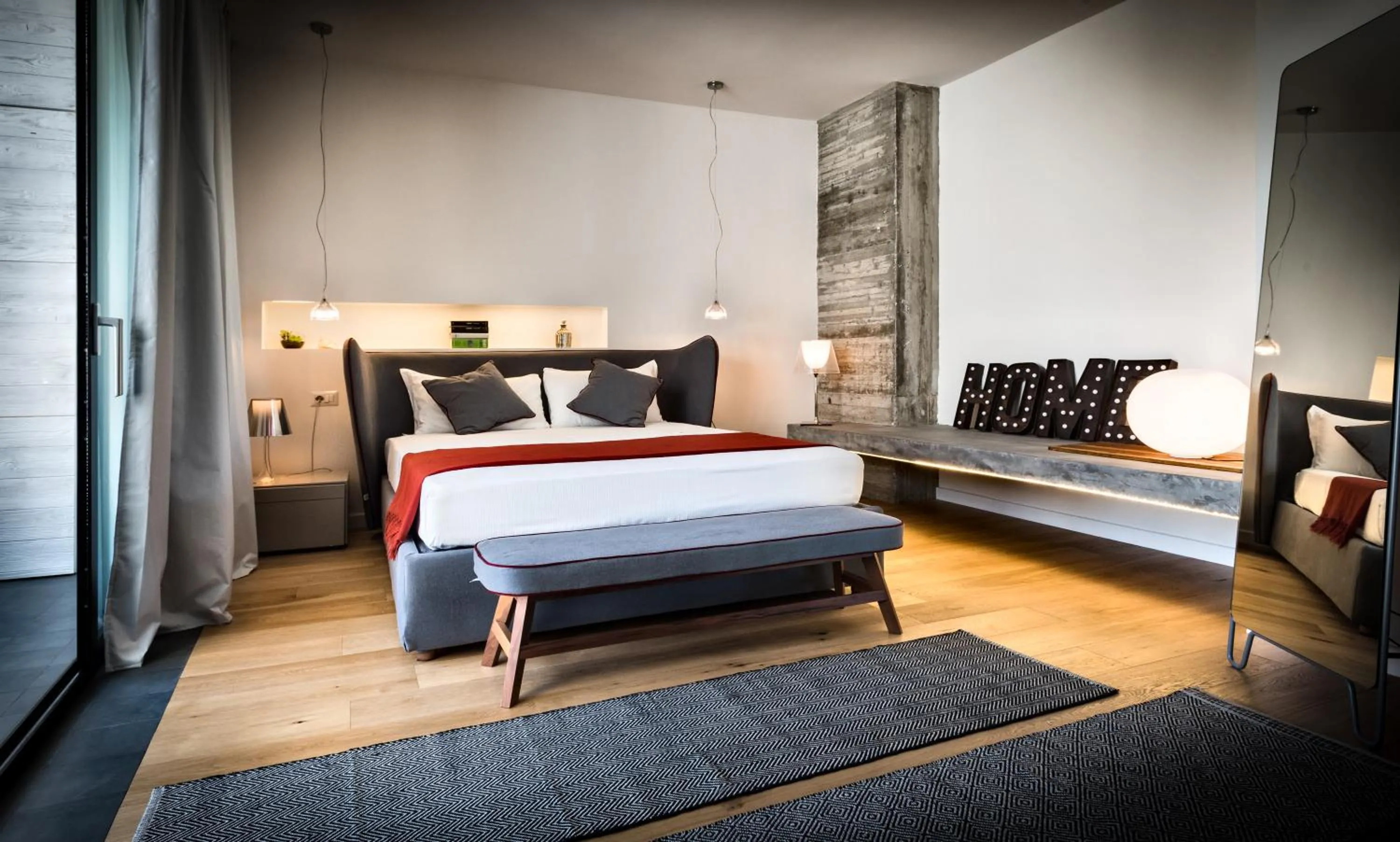 Bed in Teku Sardinia Boutique Hotel