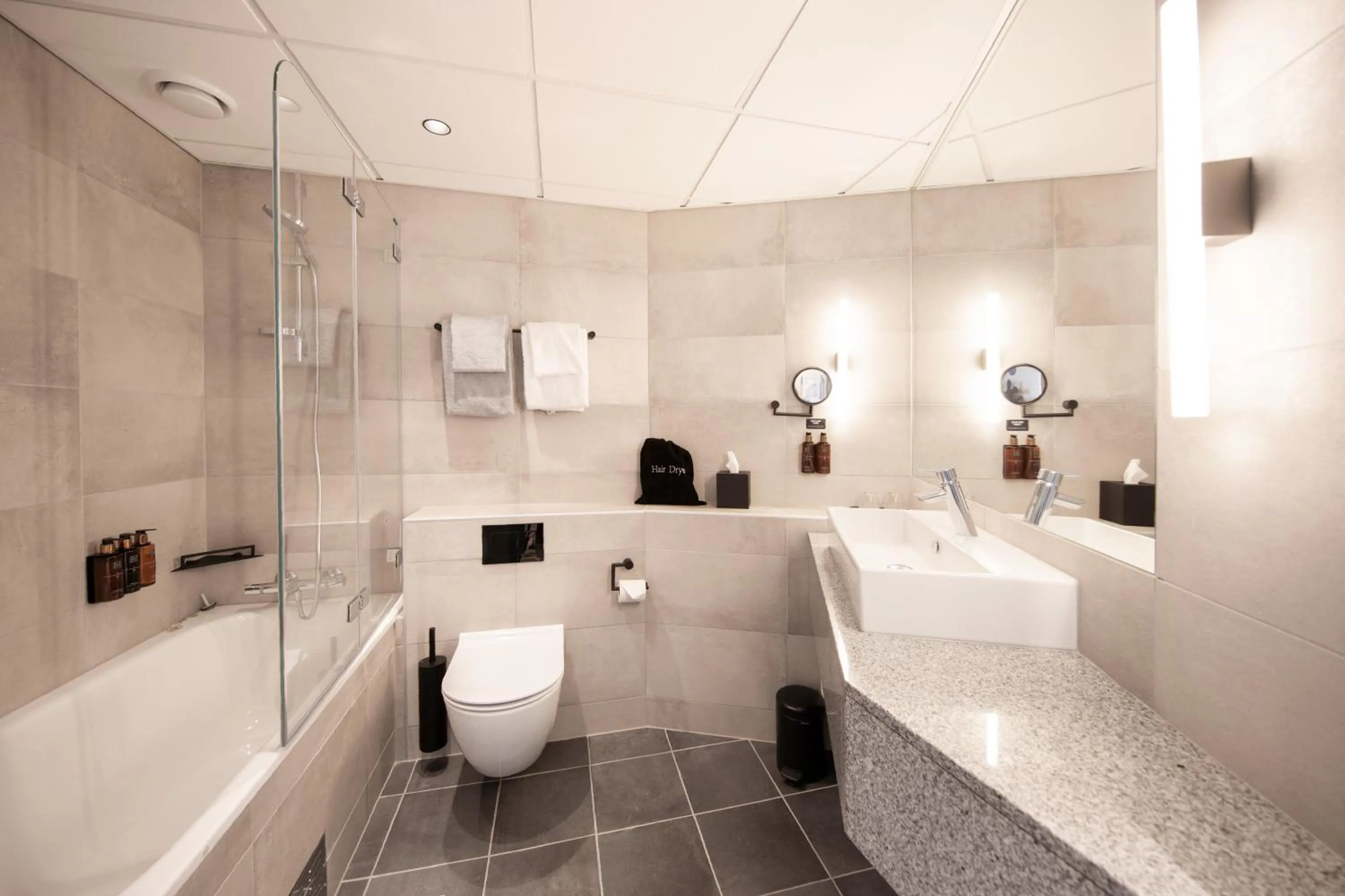 Bathroom in Clarion Hotel The Hub