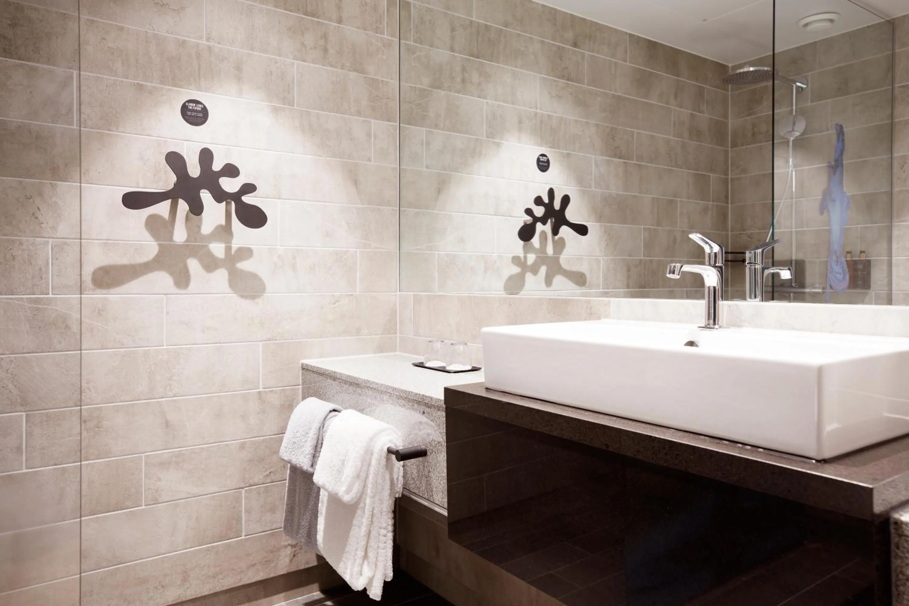 Bathroom in Clarion Hotel The Hub