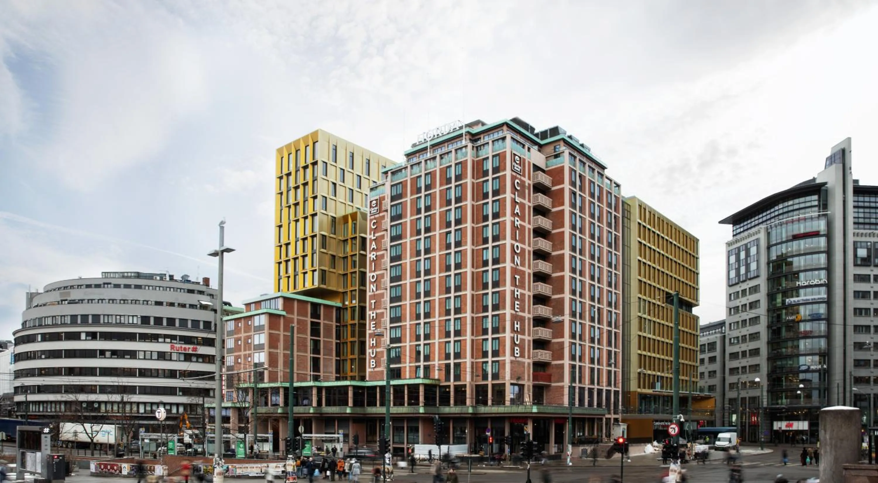 Facade/entrance in Clarion Hotel The Hub