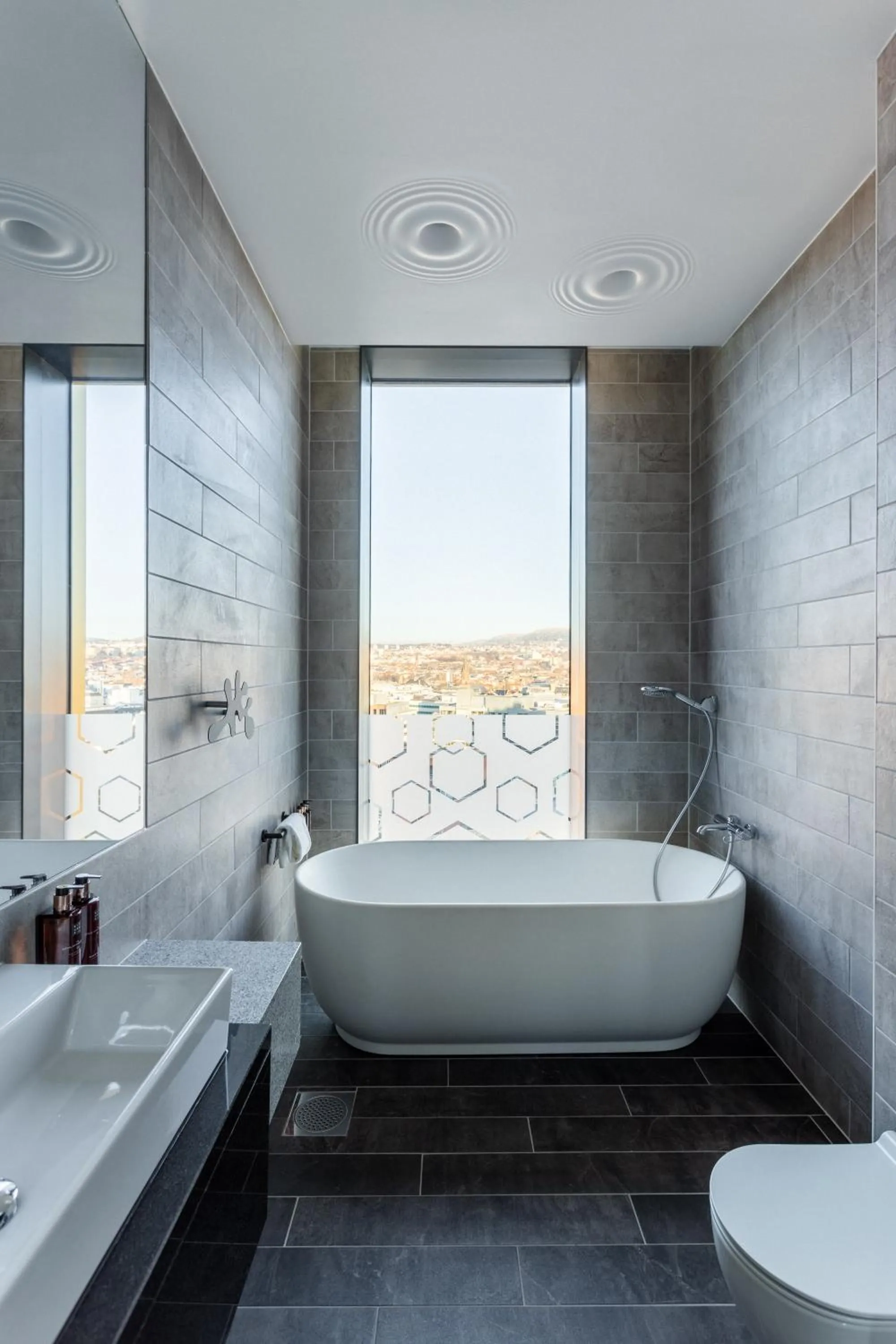 Bathroom in Clarion Hotel The Hub