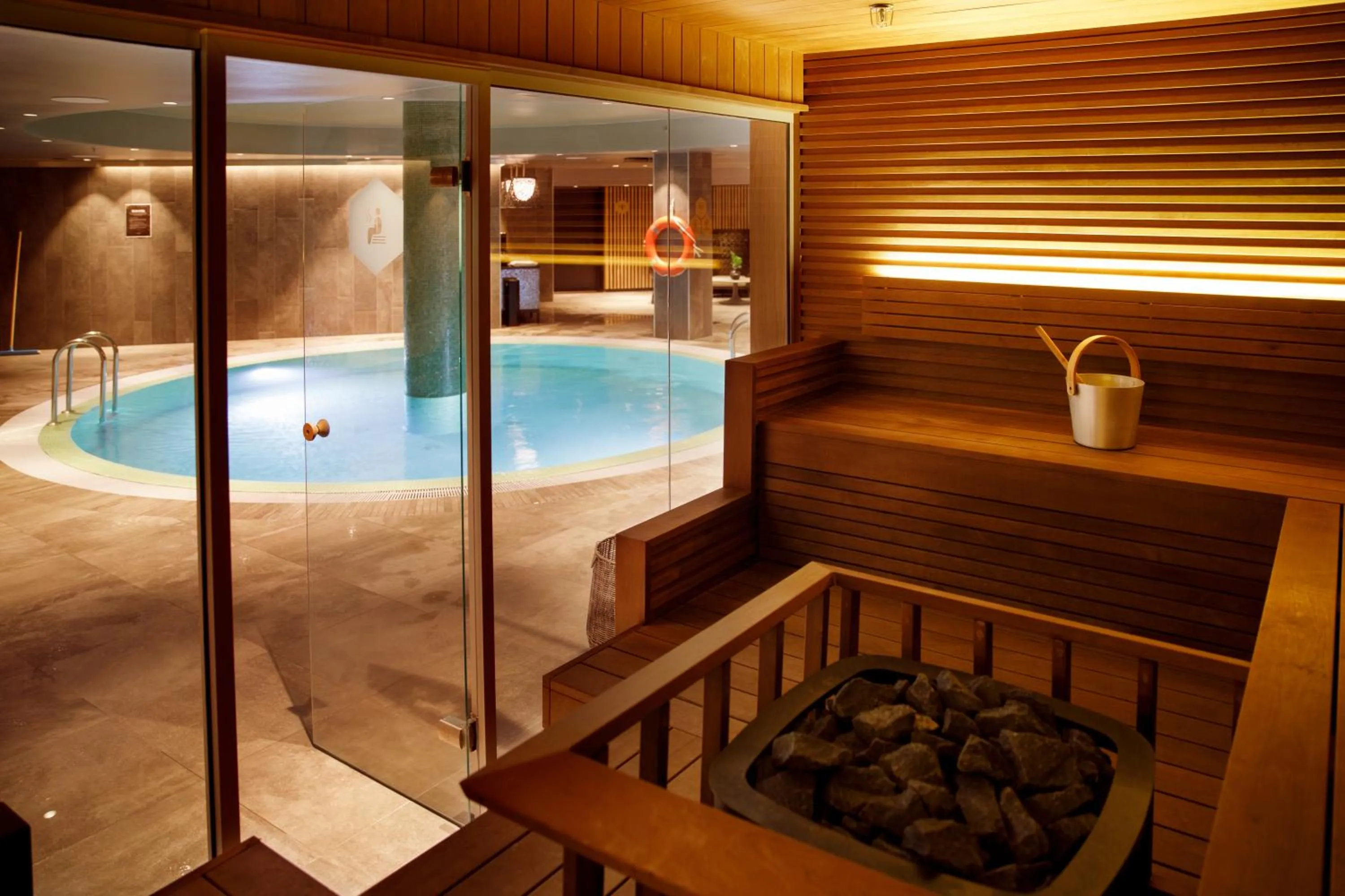Sauna in Clarion Hotel The Hub