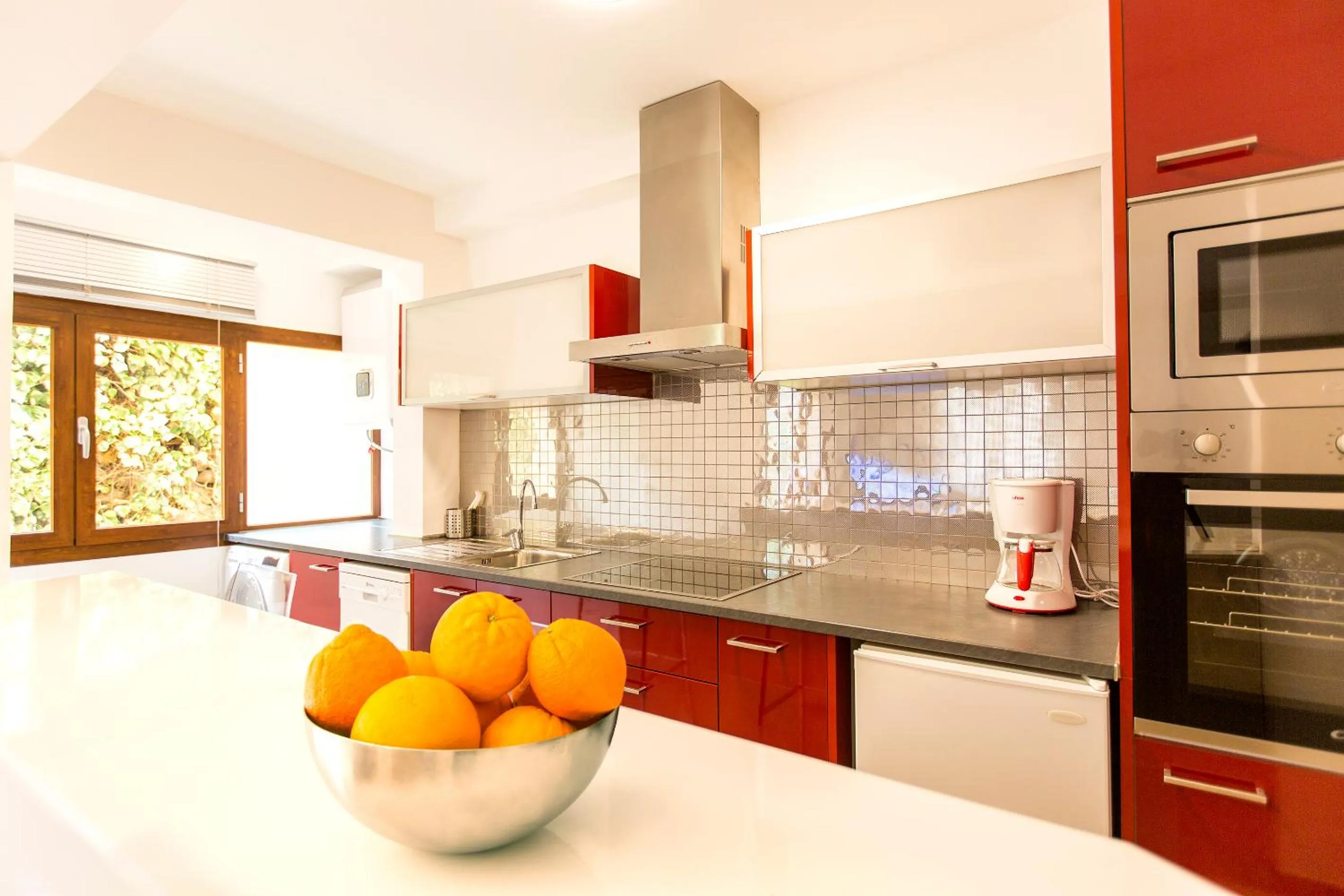 Kitchen or kitchenette in Hotel y Apartamentos DES PUIG