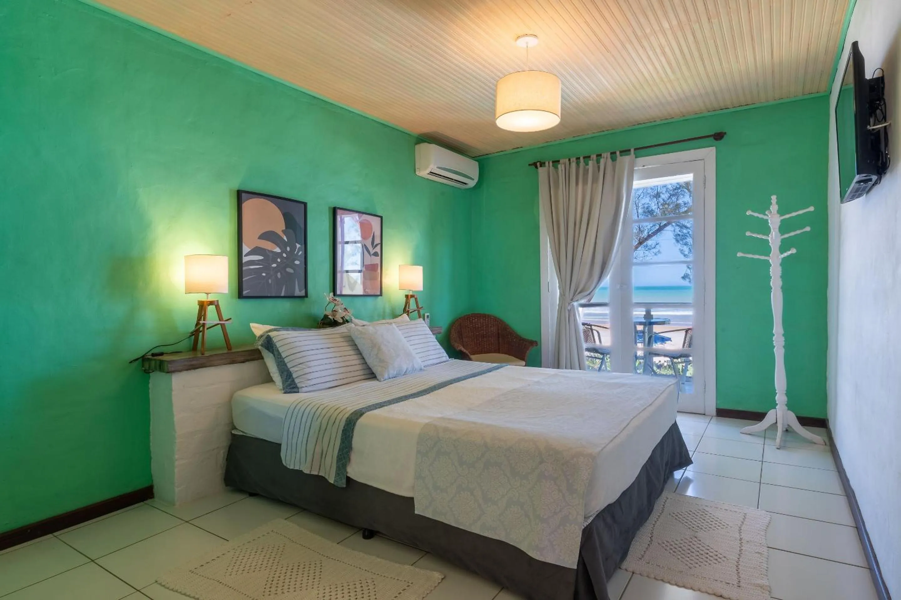 Bed in Pousada dos Gravatás