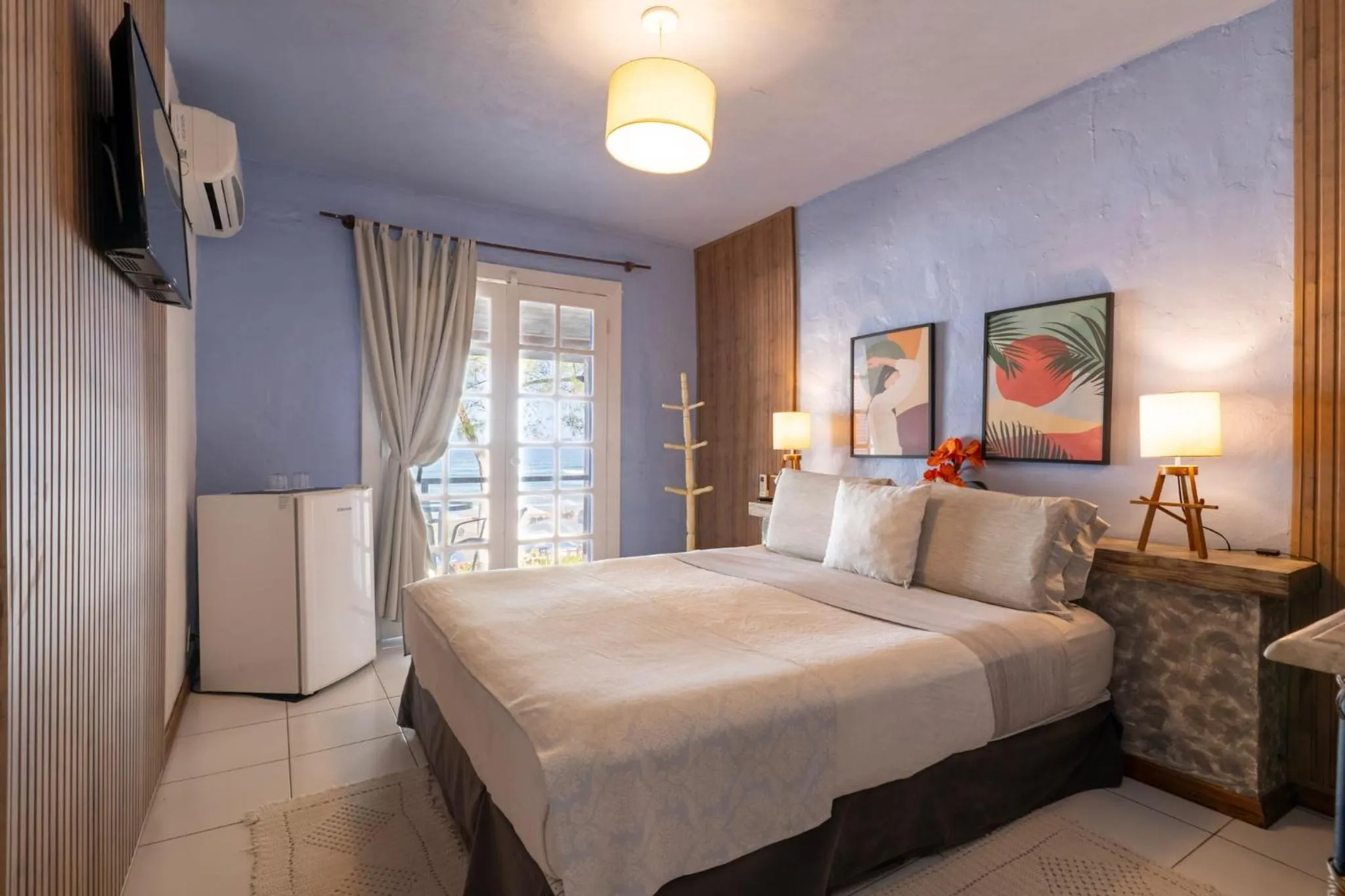 Bed in Pousada dos Gravatás