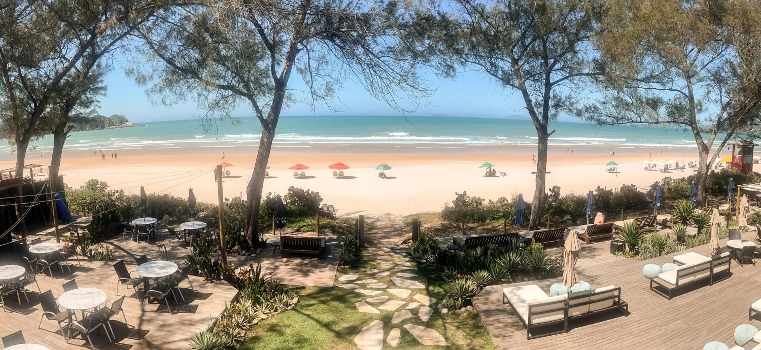 Sea view in Pousada dos Gravatás