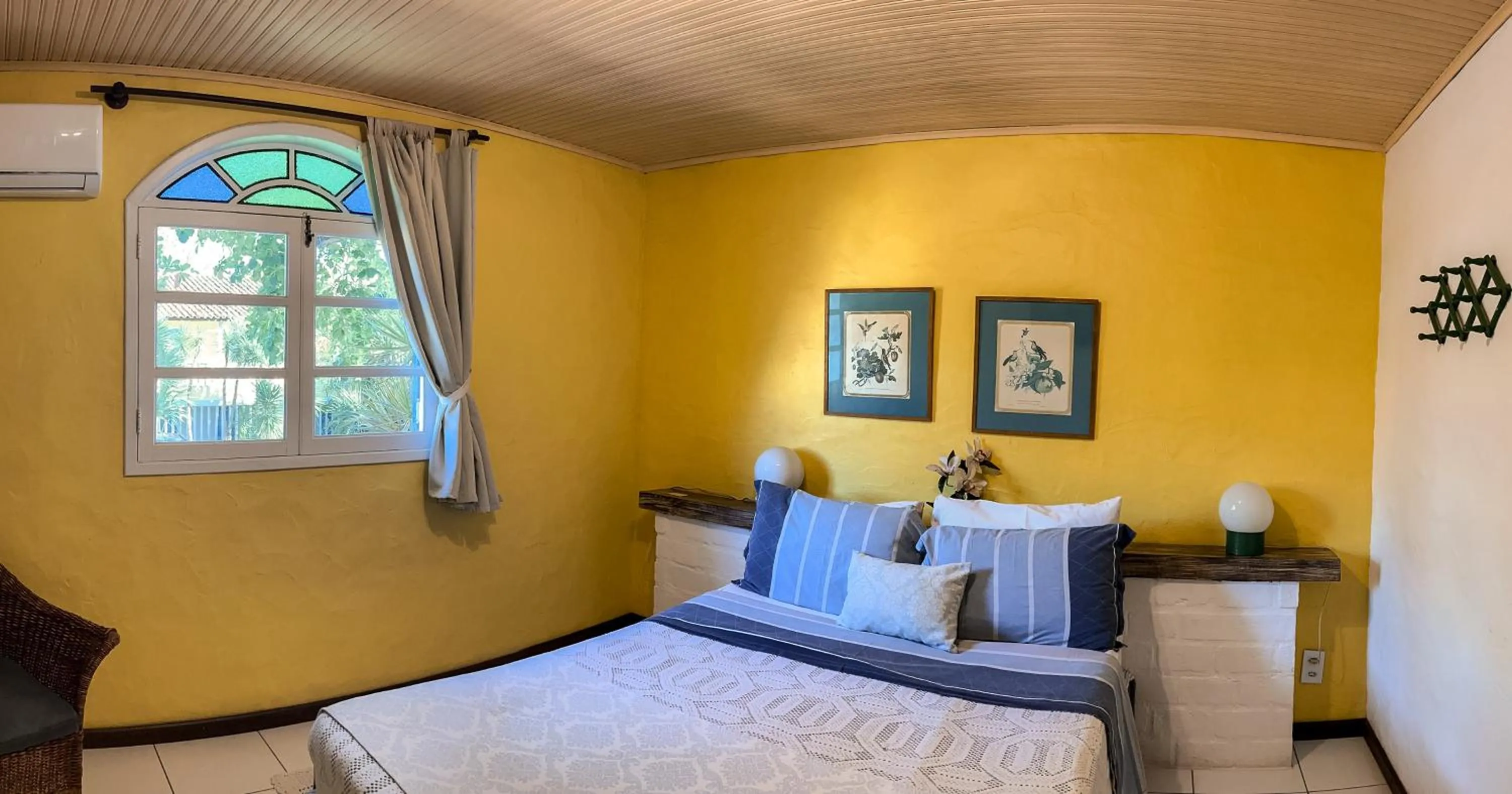 Bed in Pousada dos Gravatás