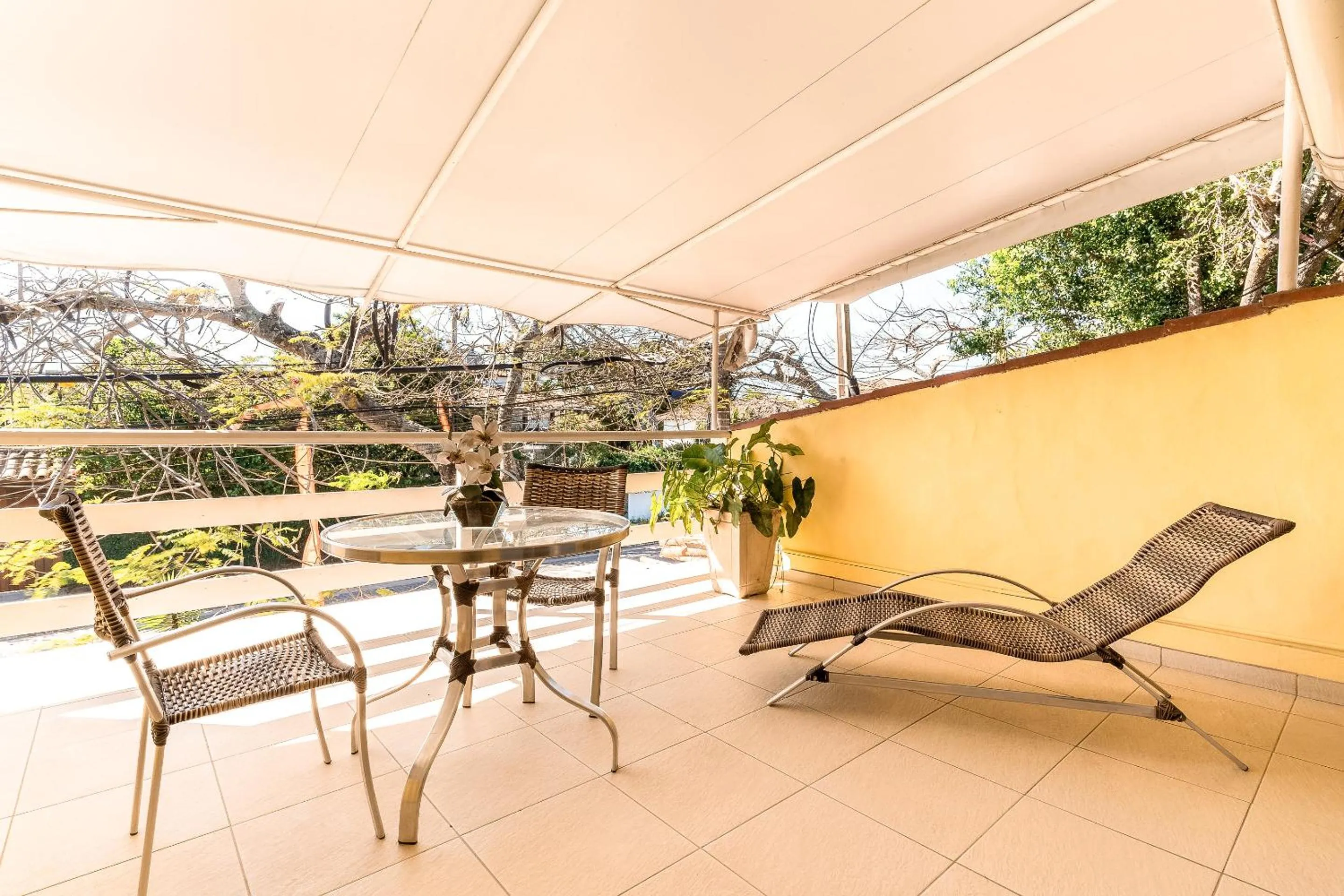 Balcony/Terrace in Pousada dos Gravatás
