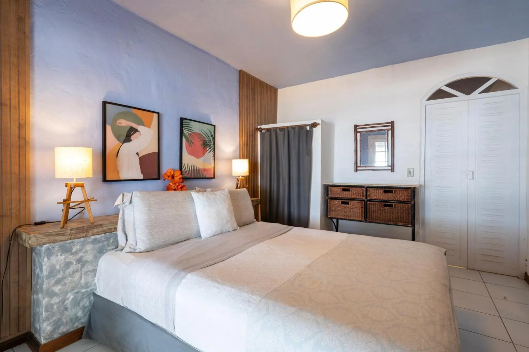 Bed in Pousada dos Gravatás