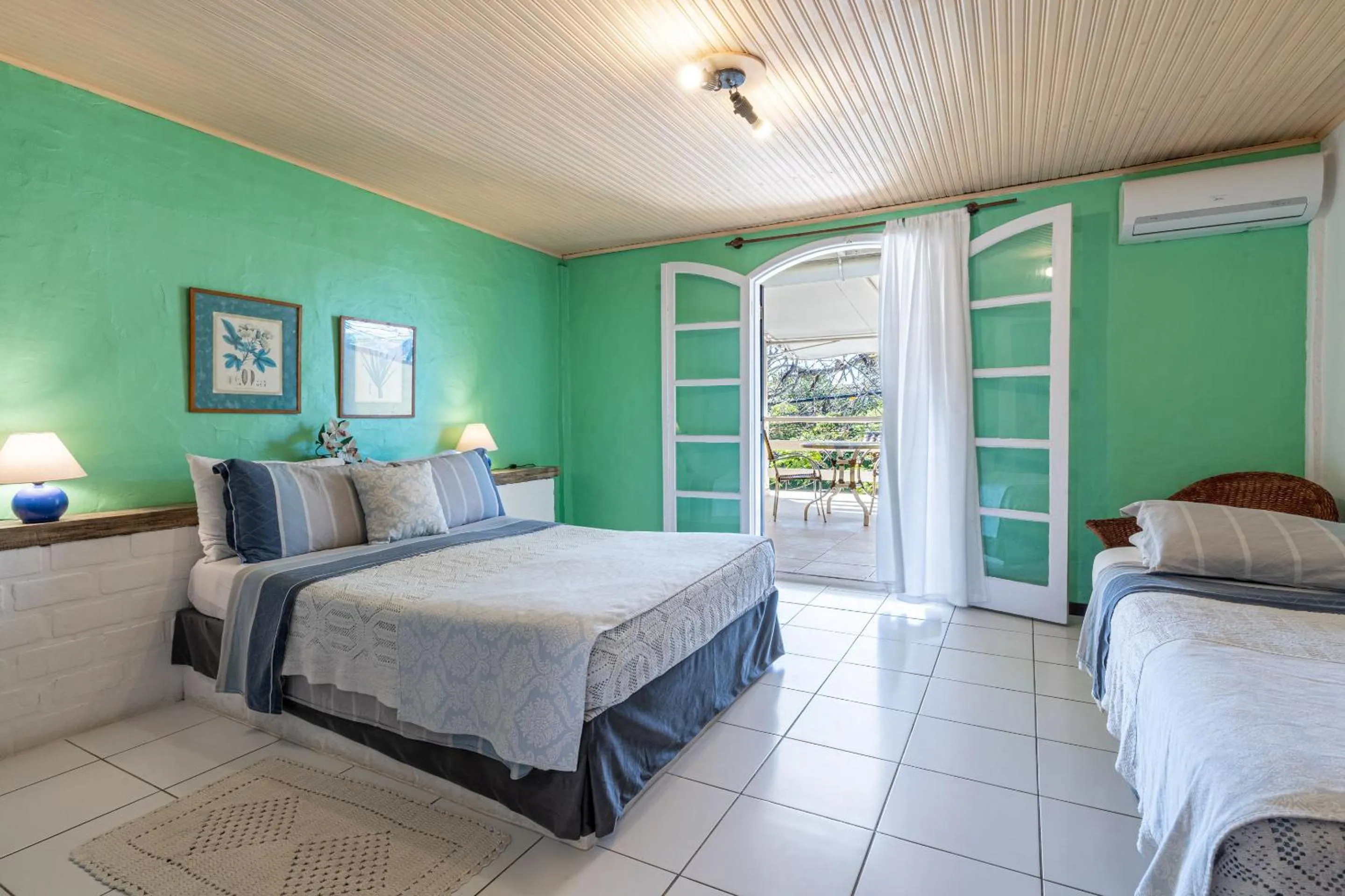 Bed in Pousada dos Gravatás