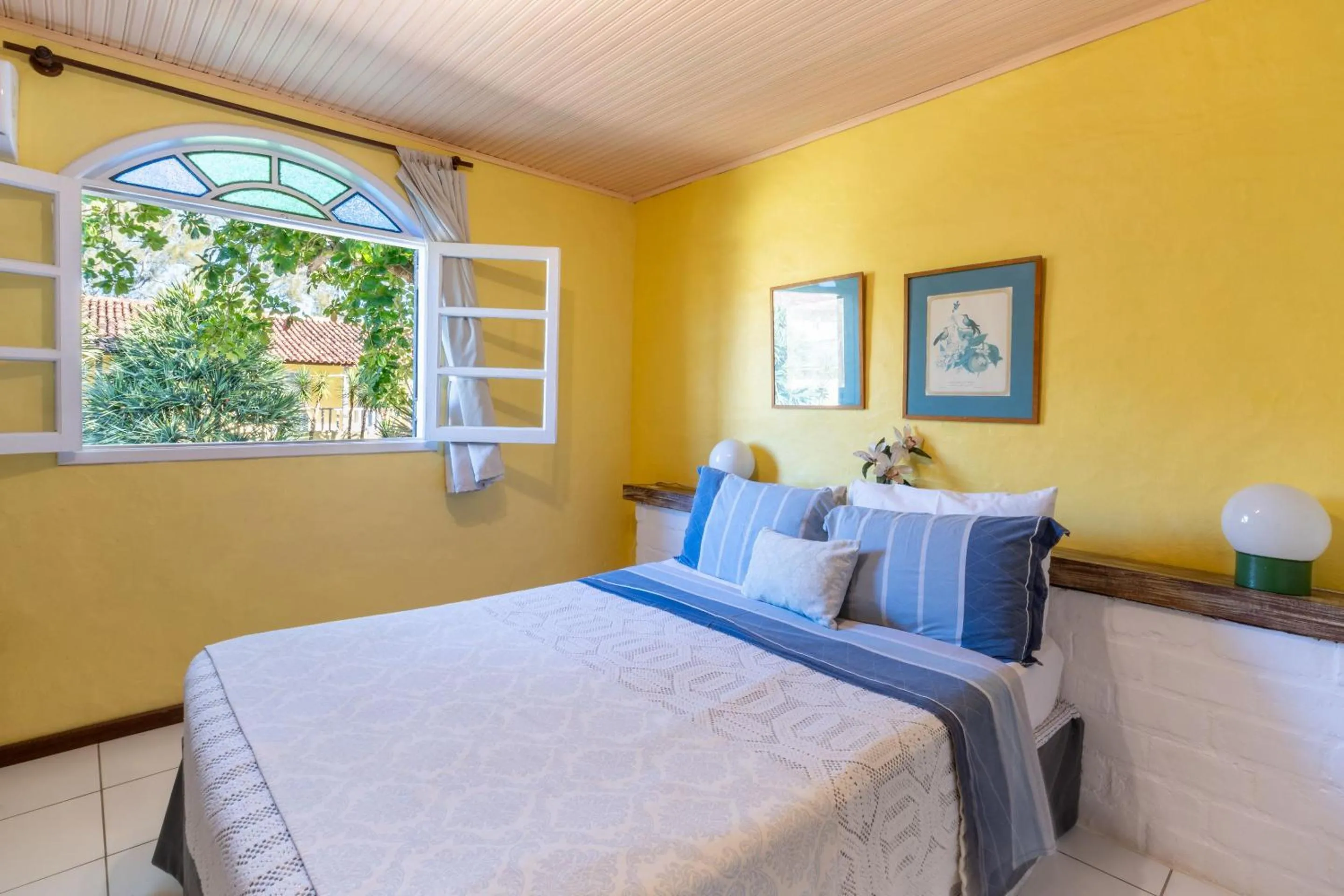 Bed in Pousada dos Gravatás