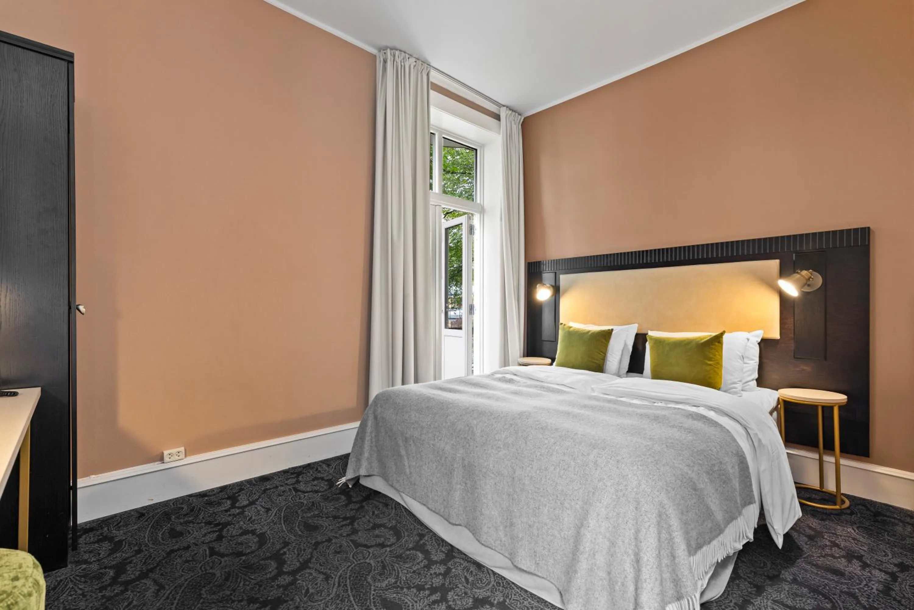 Bed in Home Hotel Gabelshus