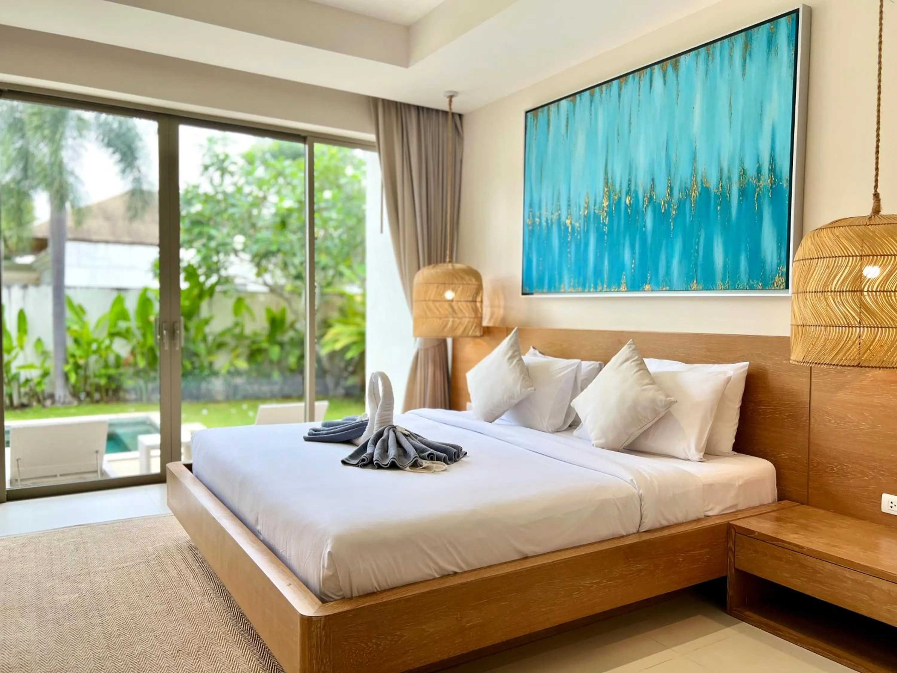 Bed in Trichada Villas by RESAVA