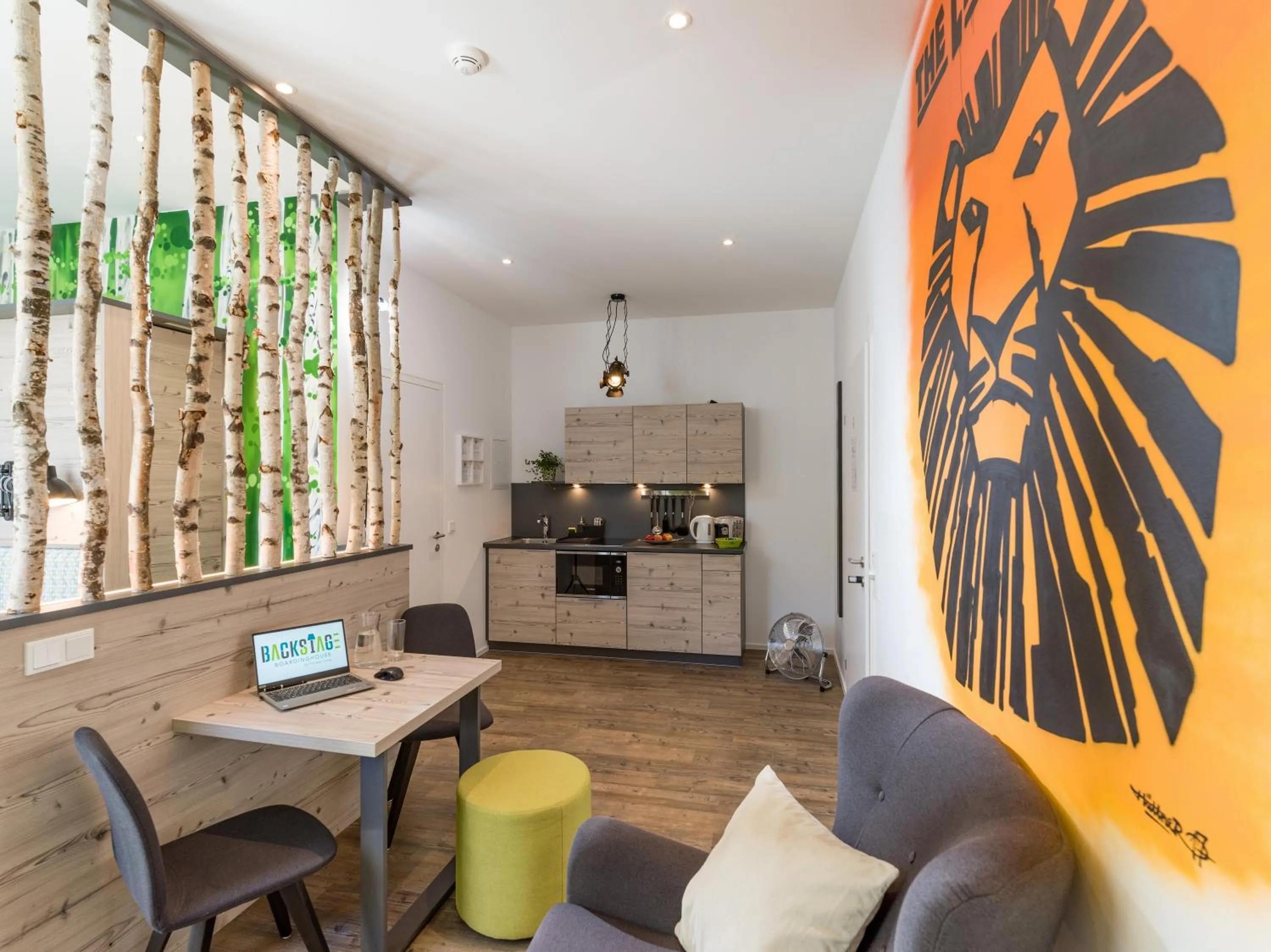 Coffee/tea facilities in Aparthotel Backstage