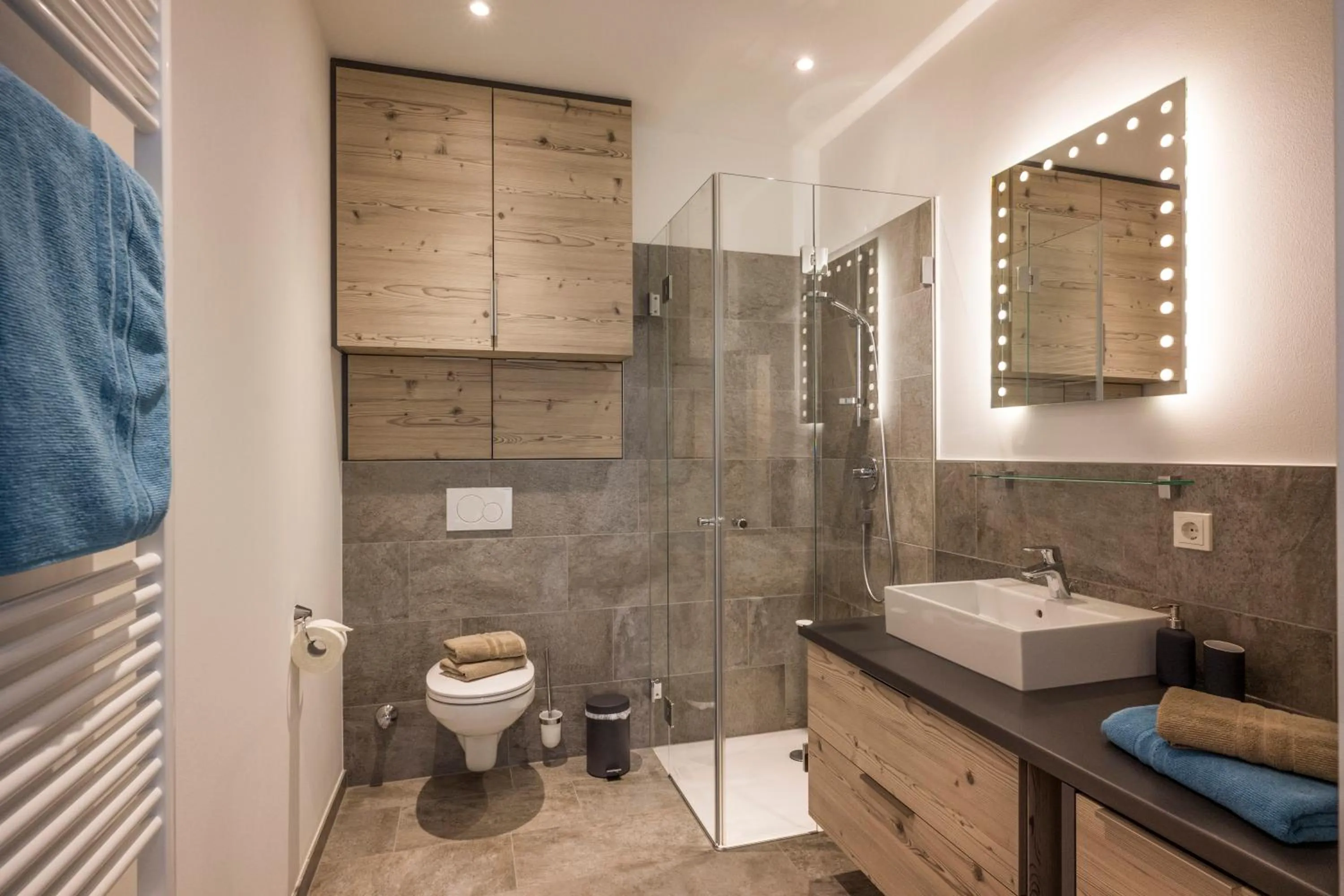 Bathroom in Aparthotel Backstage