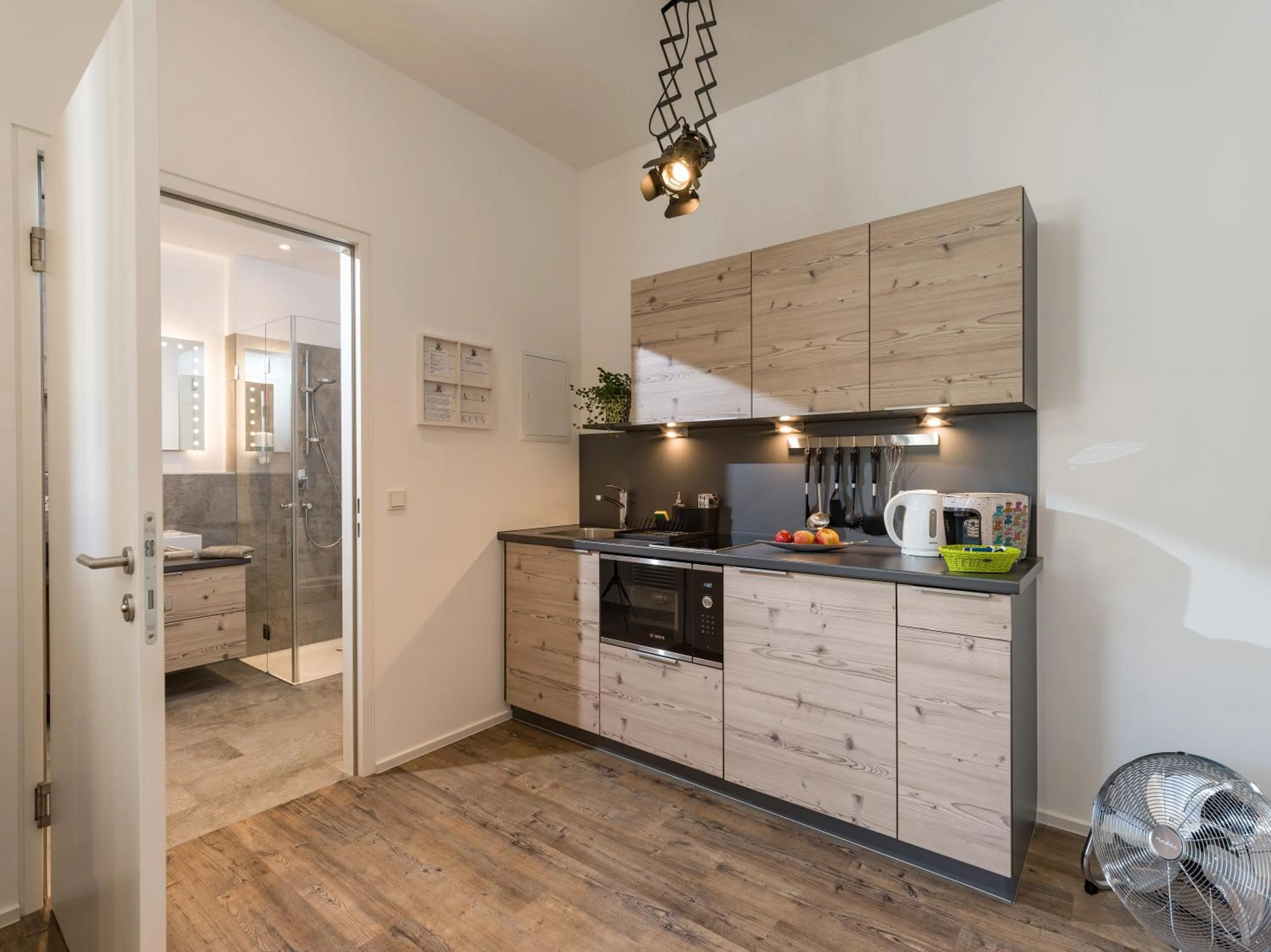 Bathroom in Aparthotel Backstage