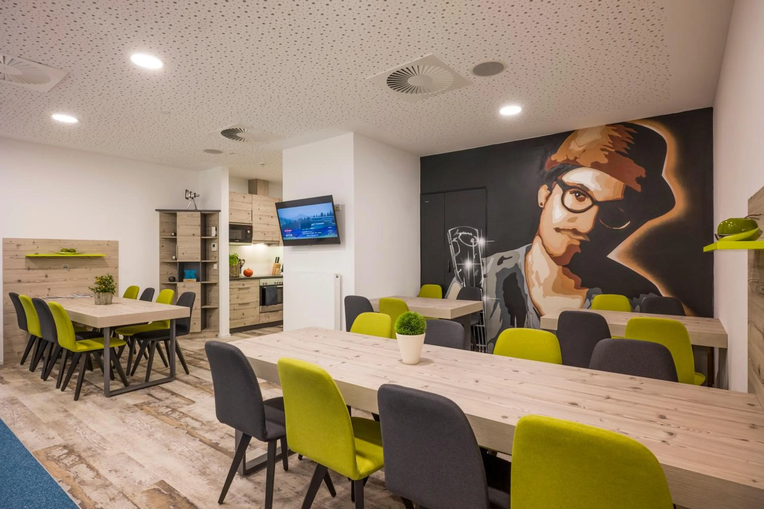 Living room in Aparthotel Backstage