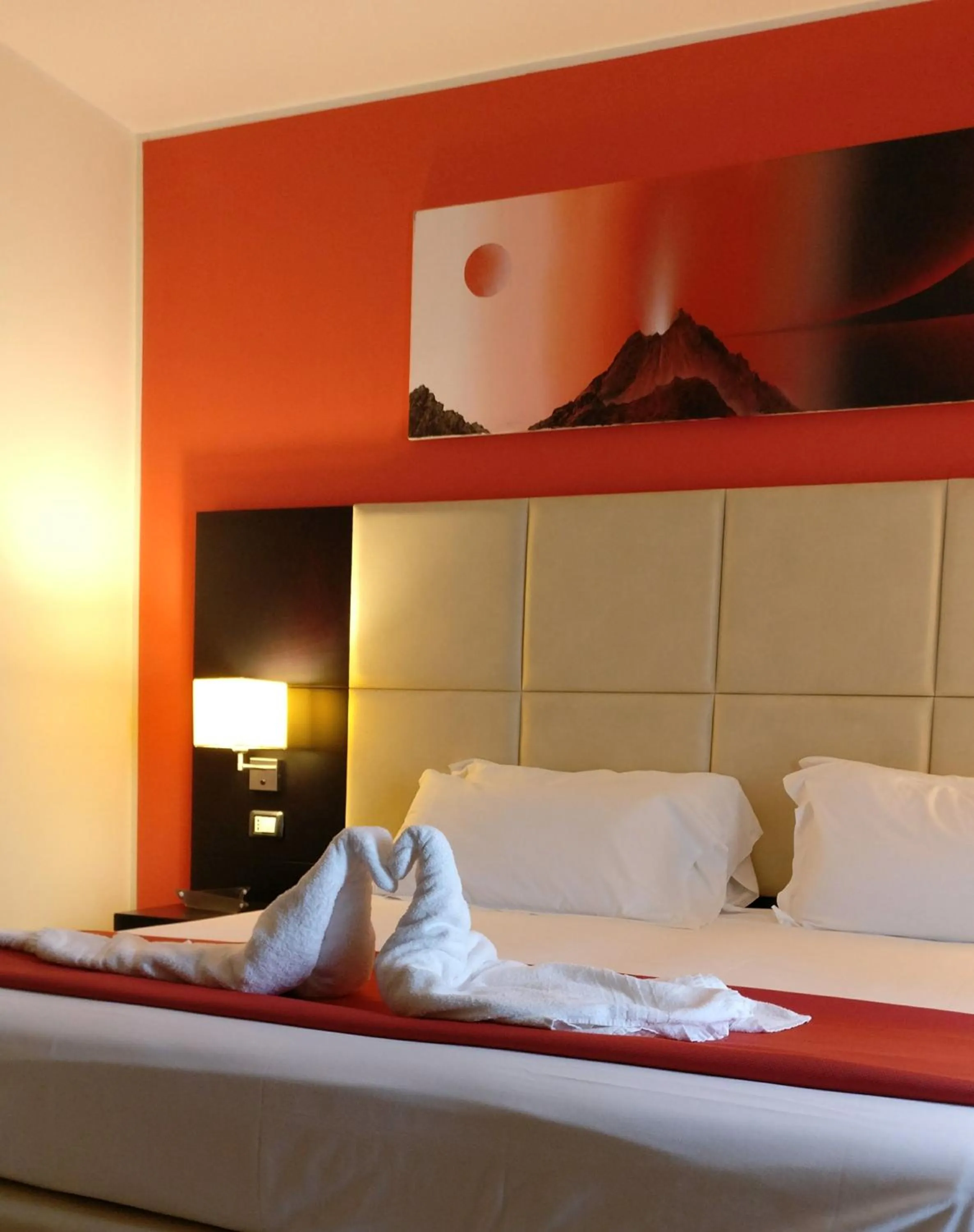 Decorative detail, Bed in Rama Palace Hotel