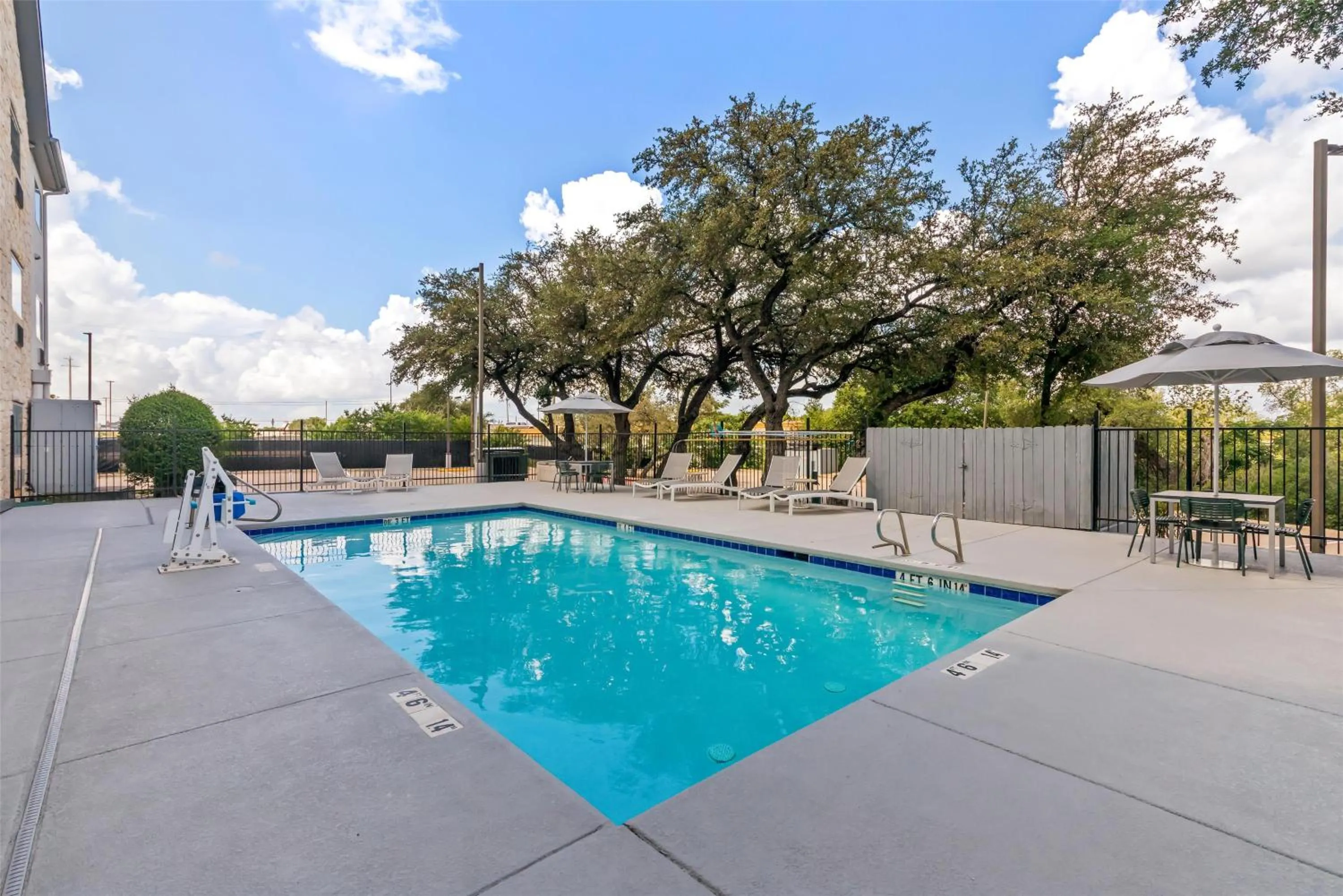 Pool view in Spark by Hilton Round Rock