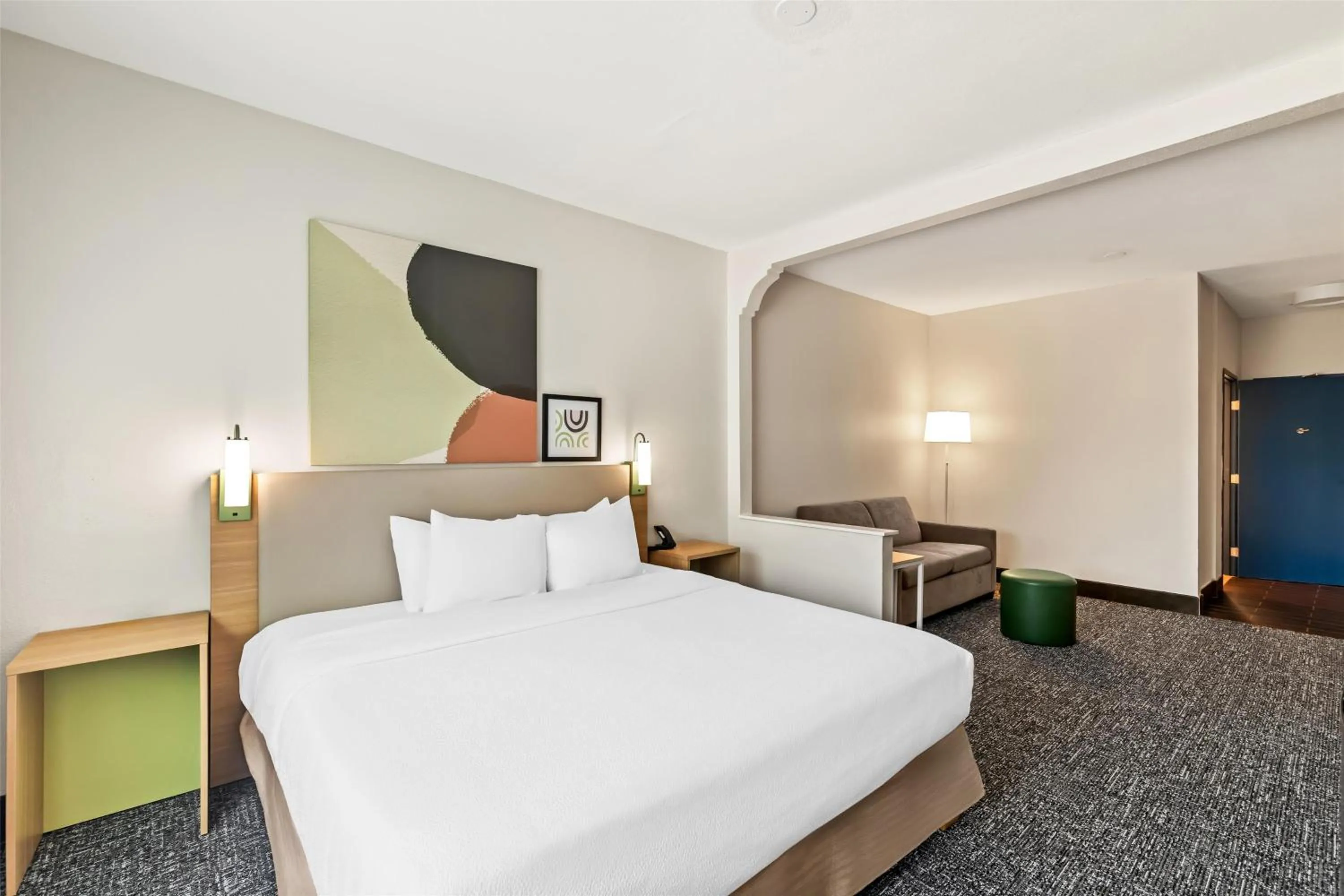 Living room, Bed in Spark by Hilton Round Rock