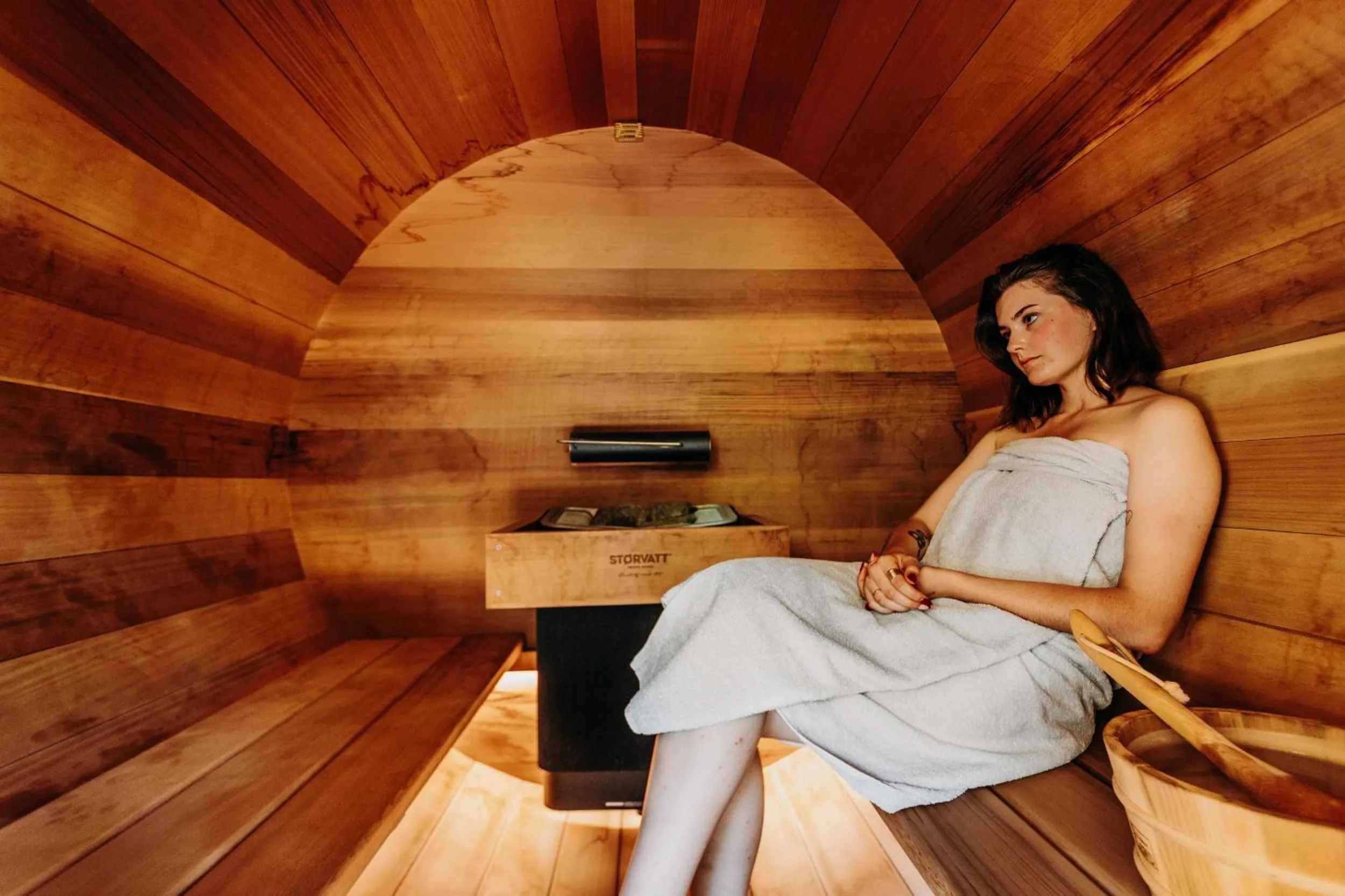 Sauna in Hôtel Les Frères Ibarboure