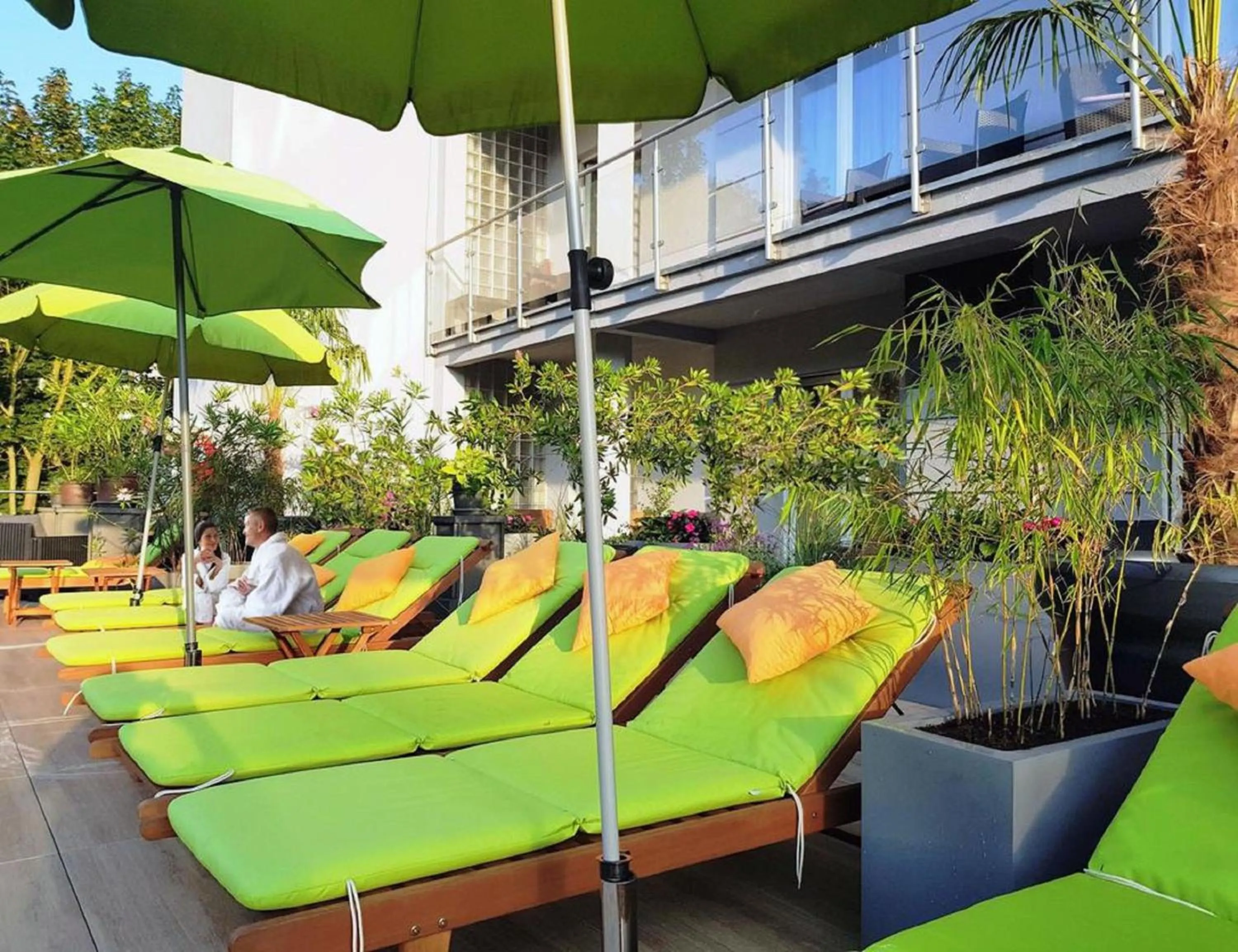 Balcony/Terrace in Villa Delfin Spa